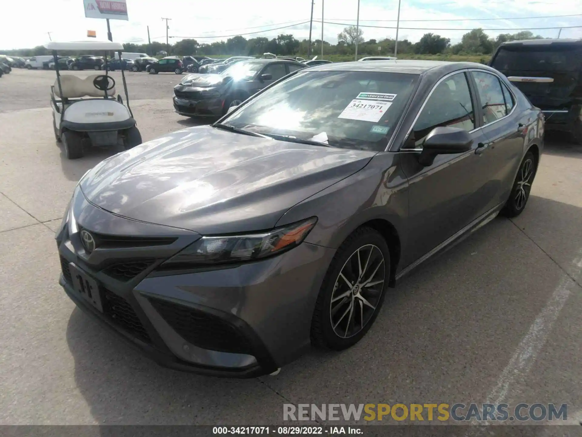 2 Photograph of a damaged car 4T1G11AK7MU524872 TOYOTA CAMRY 2021