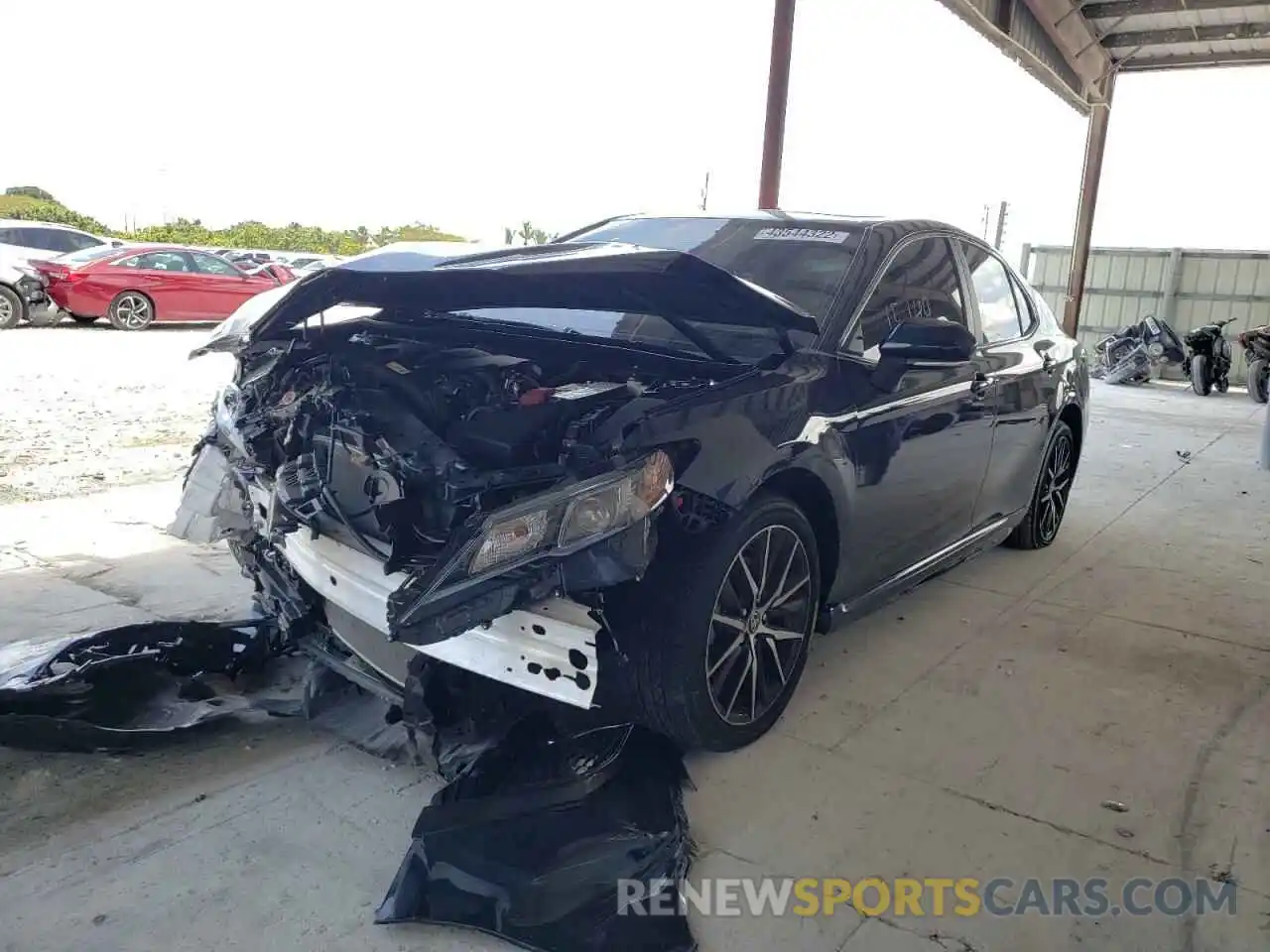 2 Photograph of a damaged car 4T1G11AK7MU525147 TOYOTA CAMRY 2021