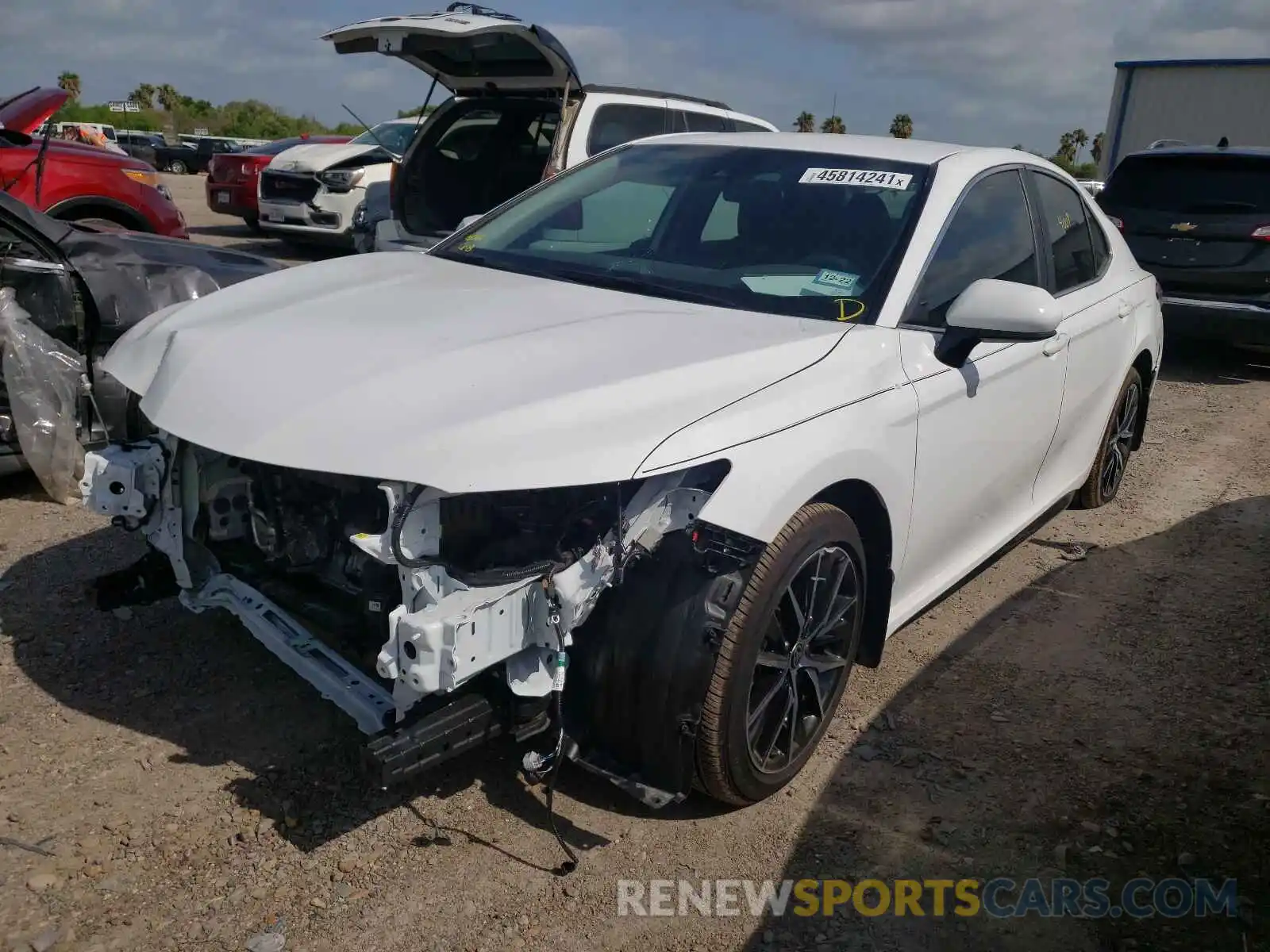 2 Photograph of a damaged car 4T1G11AK7MU526878 TOYOTA CAMRY 2021