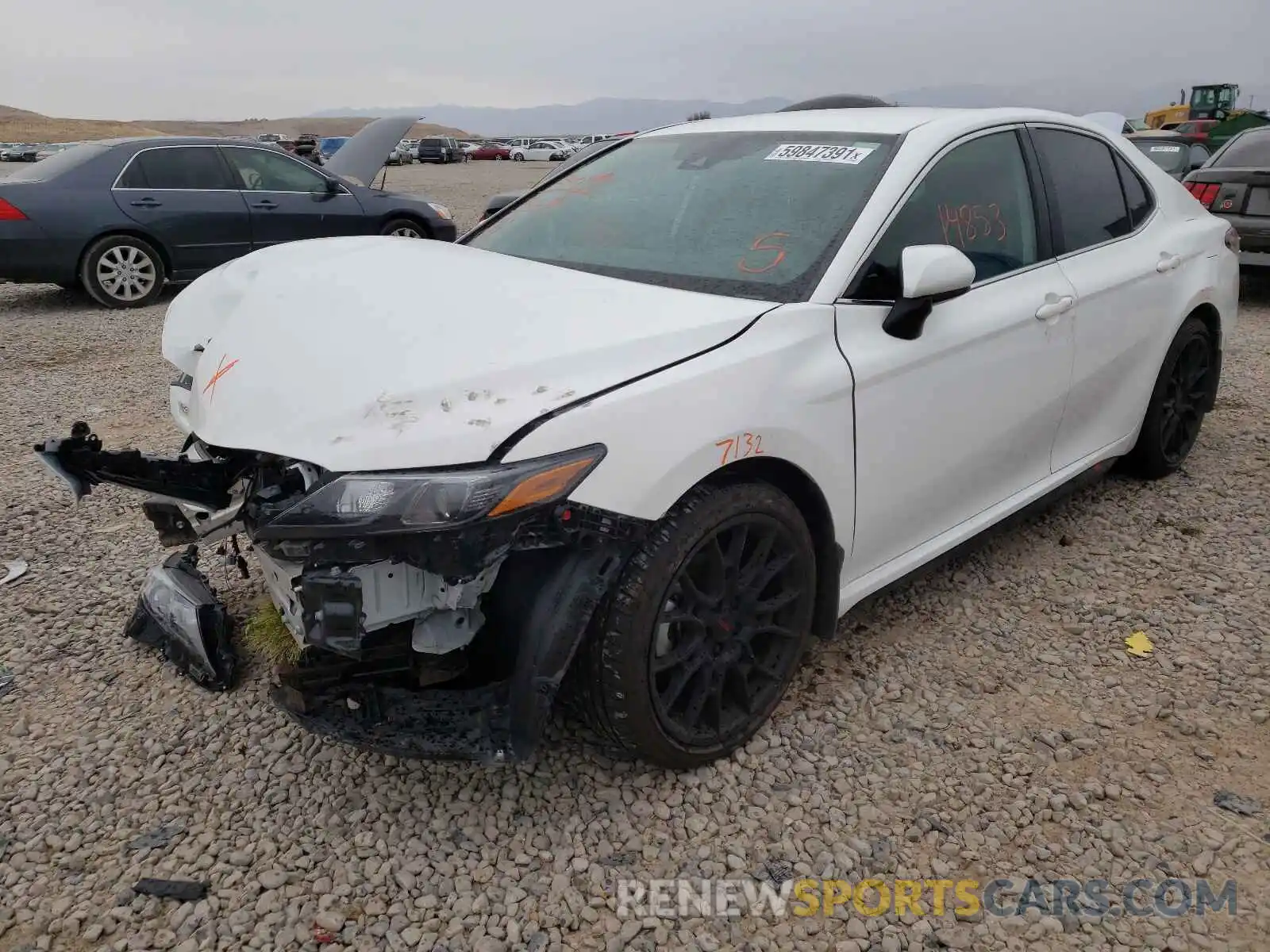 2 Photograph of a damaged car 4T1G11AK7MU538013 TOYOTA CAMRY 2021