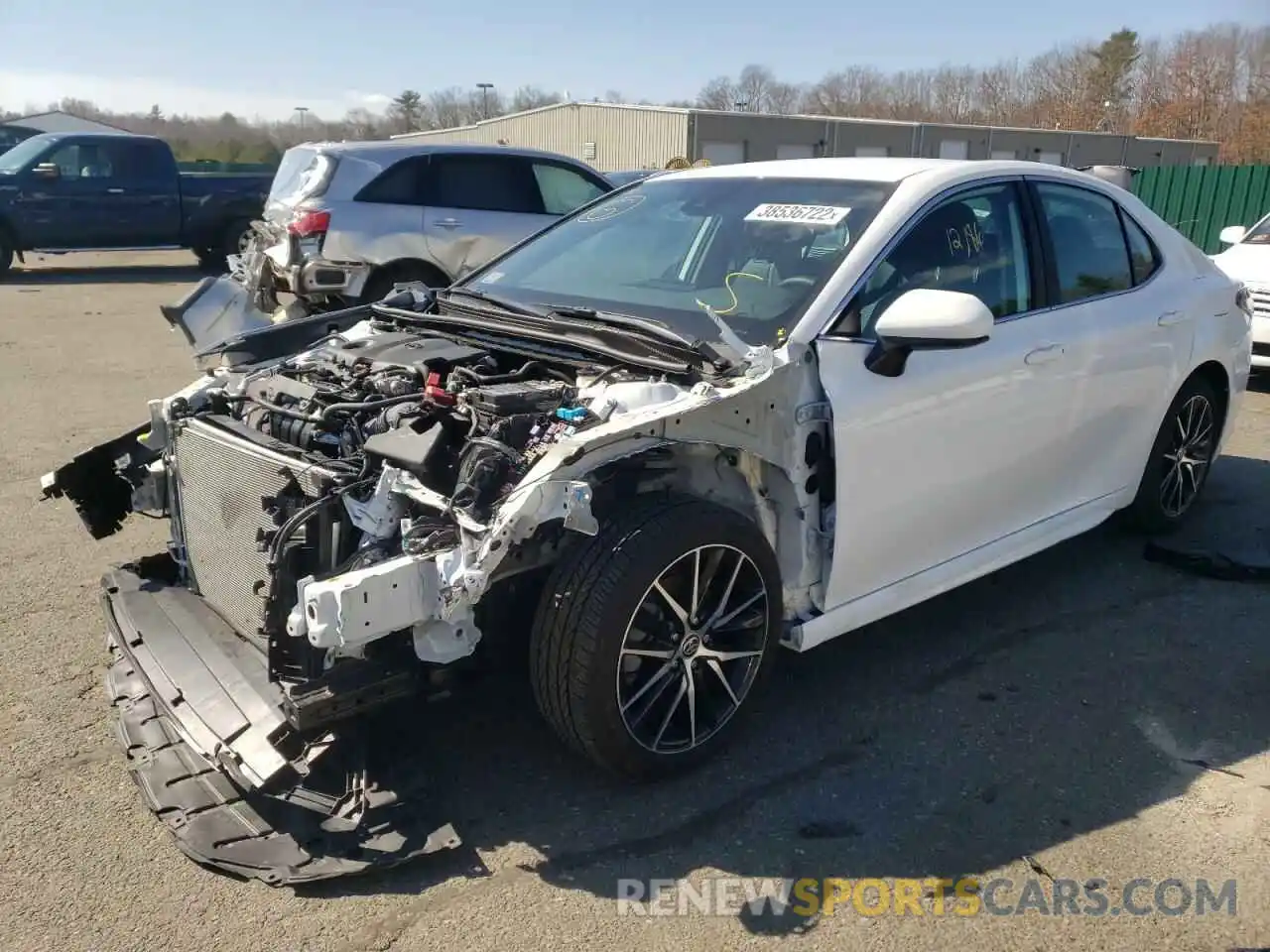 2 Photograph of a damaged car 4T1G11AK7MU540750 TOYOTA CAMRY 2021