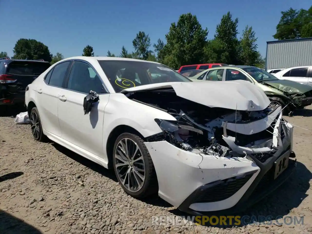 1 Photograph of a damaged car 4T1G11AK7MU548119 TOYOTA CAMRY 2021