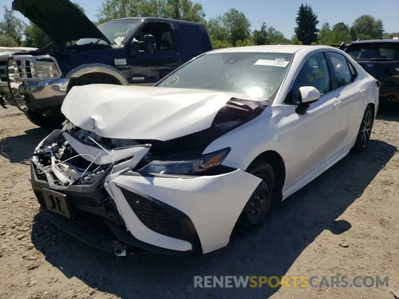 2 Photograph of a damaged car 4T1G11AK7MU548119 TOYOTA CAMRY 2021