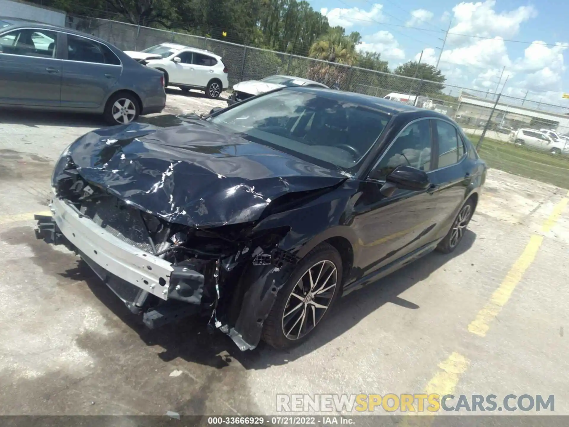 2 Photograph of a damaged car 4T1G11AK7MU550162 TOYOTA CAMRY 2021