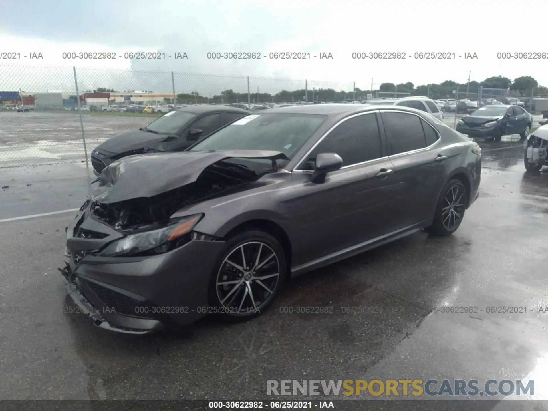 2 Photograph of a damaged car 4T1G11AK7MU553305 TOYOTA CAMRY 2021