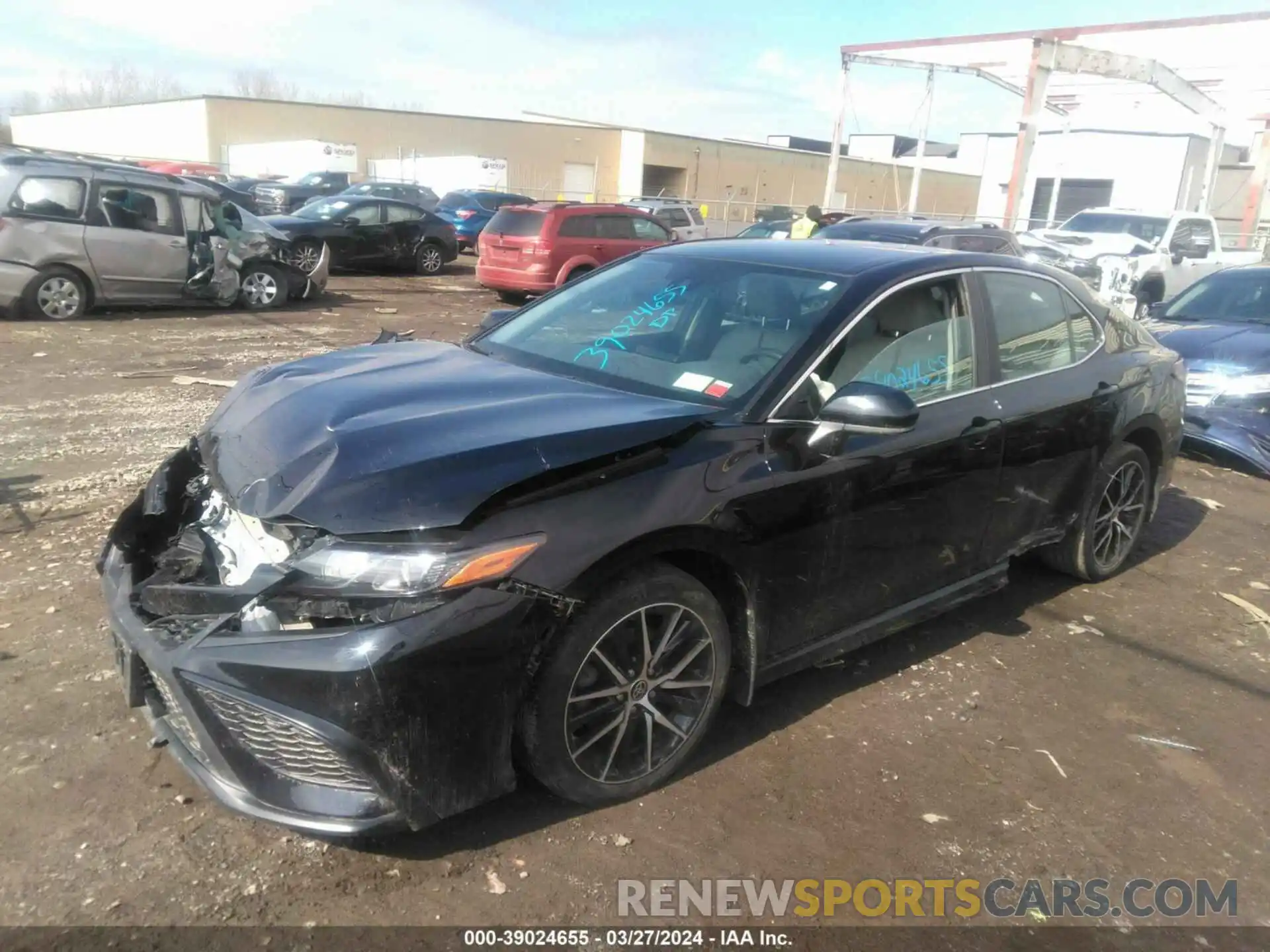 2 Photograph of a damaged car 4T1G11AK7MU554874 TOYOTA CAMRY 2021