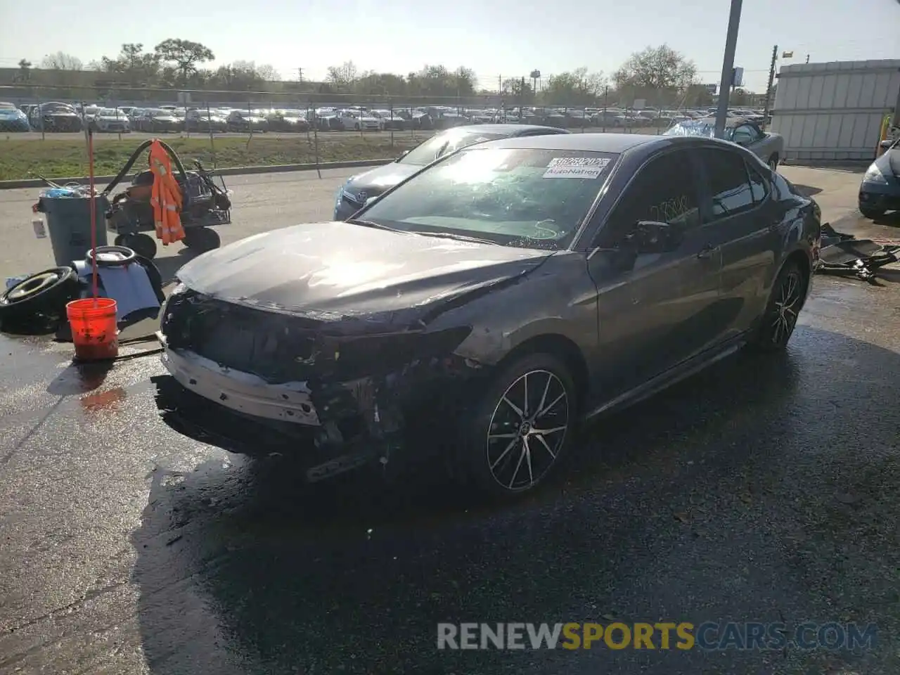 2 Photograph of a damaged car 4T1G11AK7MU556477 TOYOTA CAMRY 2021