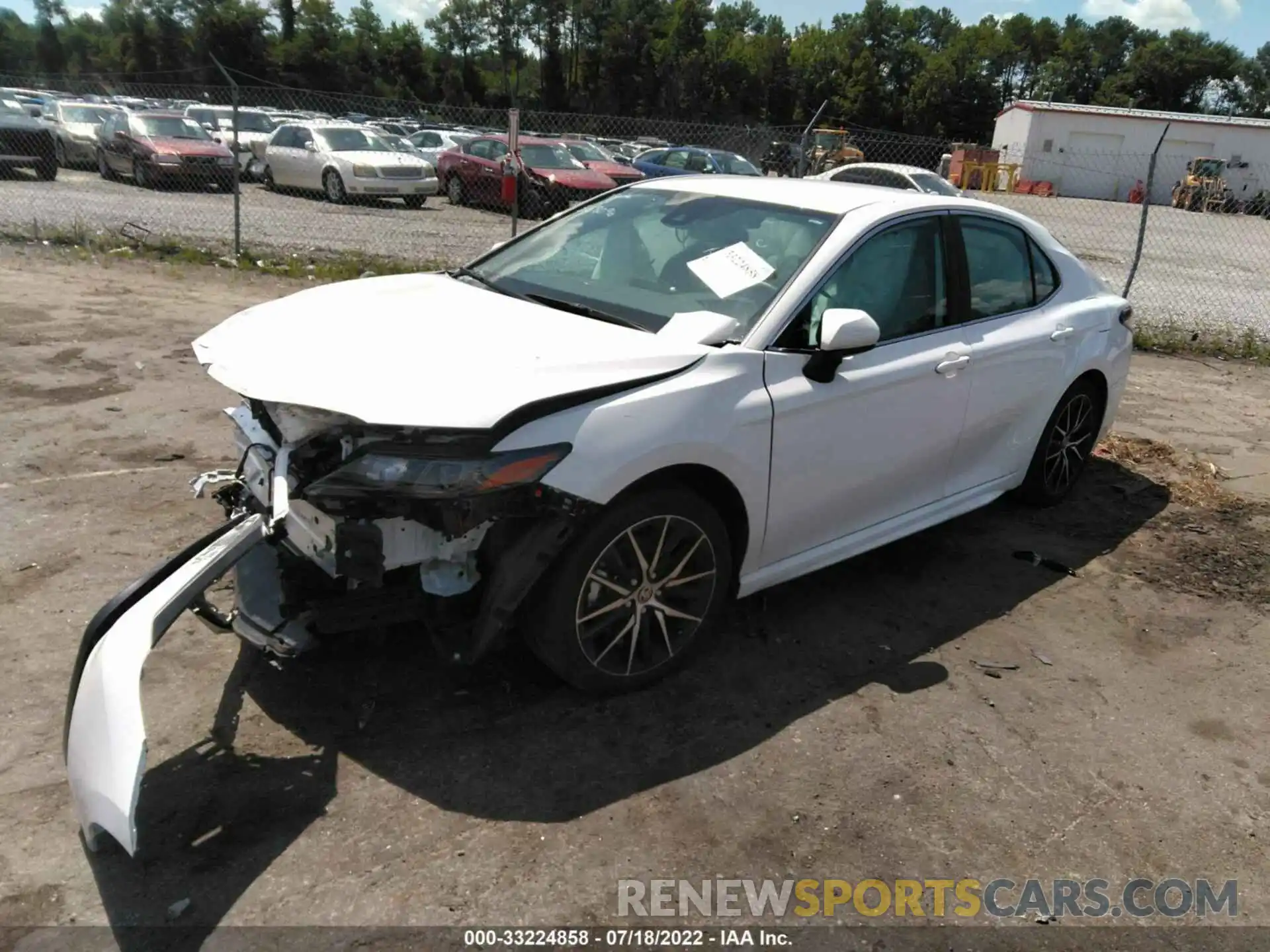 2 Photograph of a damaged car 4T1G11AK7MU557757 TOYOTA CAMRY 2021