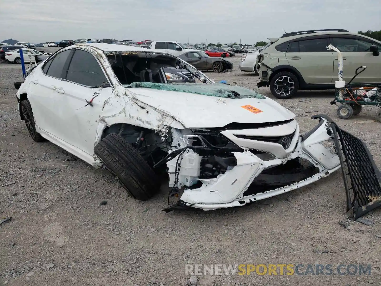 1 Photograph of a damaged car 4T1G11AK7MU563557 TOYOTA CAMRY 2021