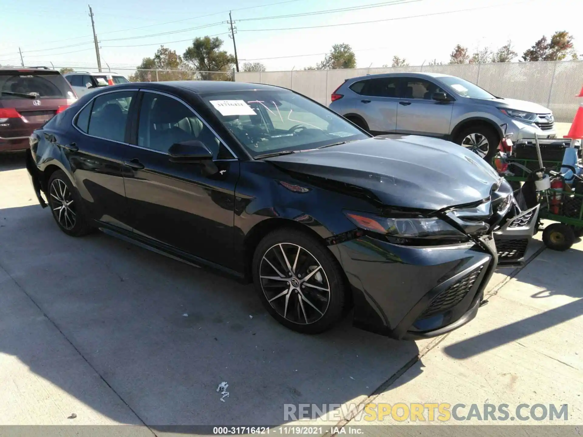 1 Photograph of a damaged car 4T1G11AK7MU564689 TOYOTA CAMRY 2021