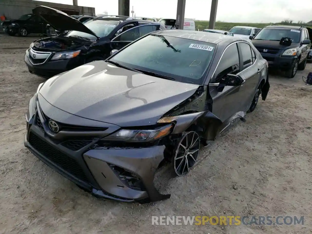 2 Photograph of a damaged car 4T1G11AK7MU568449 TOYOTA CAMRY 2021