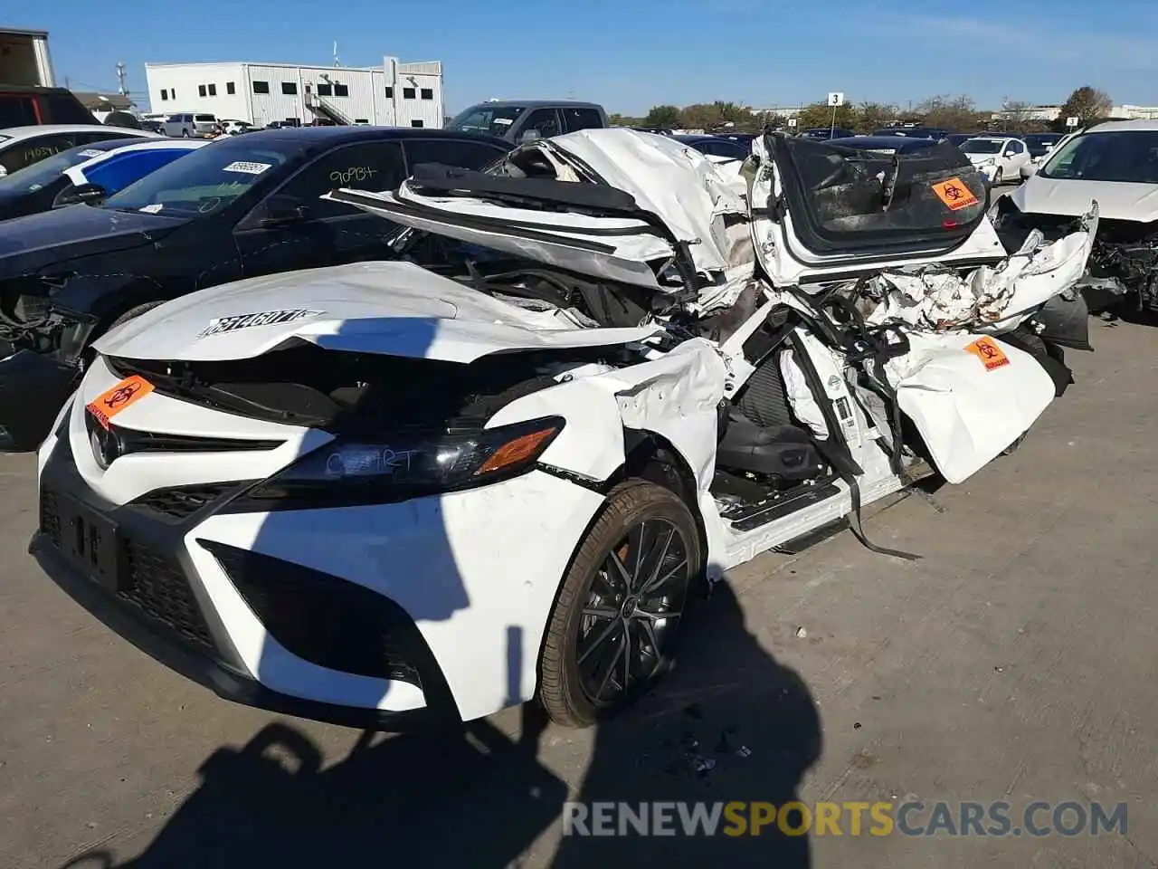 2 Photograph of a damaged car 4T1G11AK7MU573456 TOYOTA CAMRY 2021