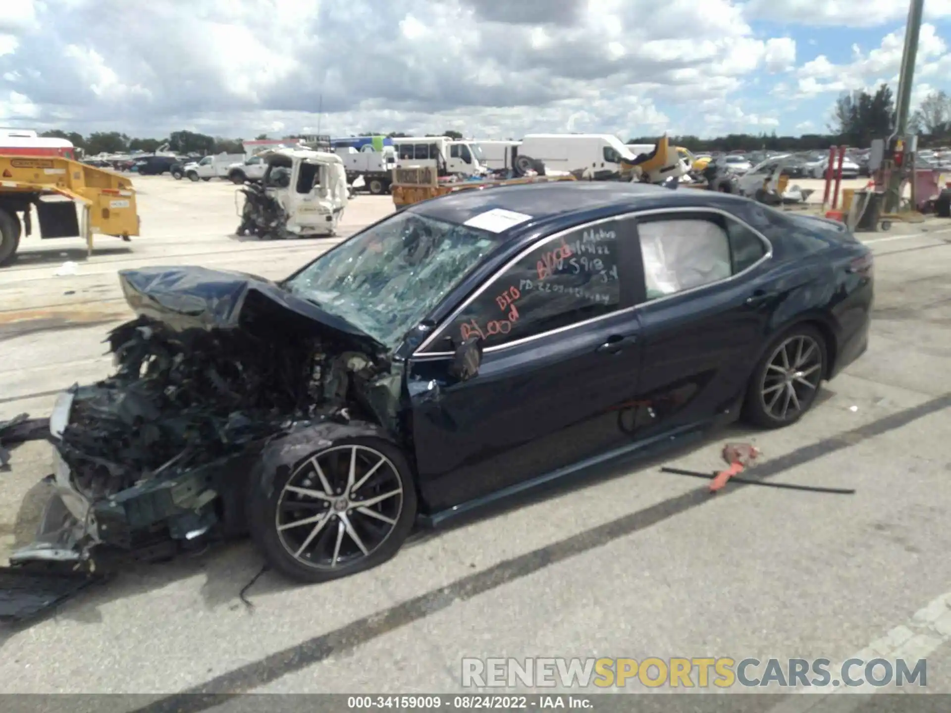 2 Photograph of a damaged car 4T1G11AK7MU575918 TOYOTA CAMRY 2021