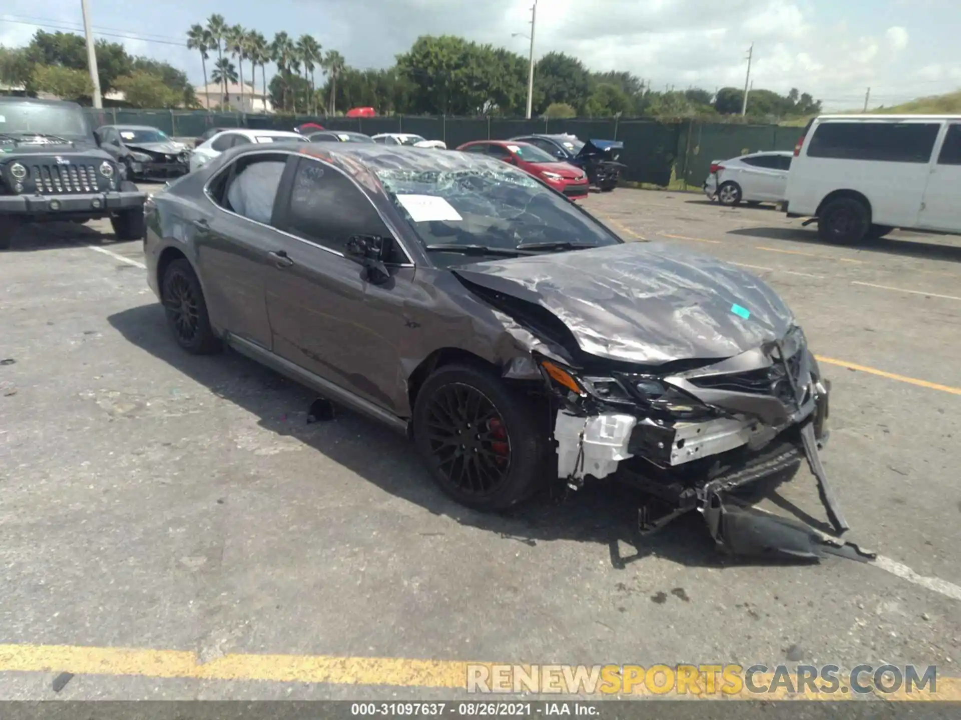 1 Photograph of a damaged car 4T1G11AK7MU581041 TOYOTA CAMRY 2021