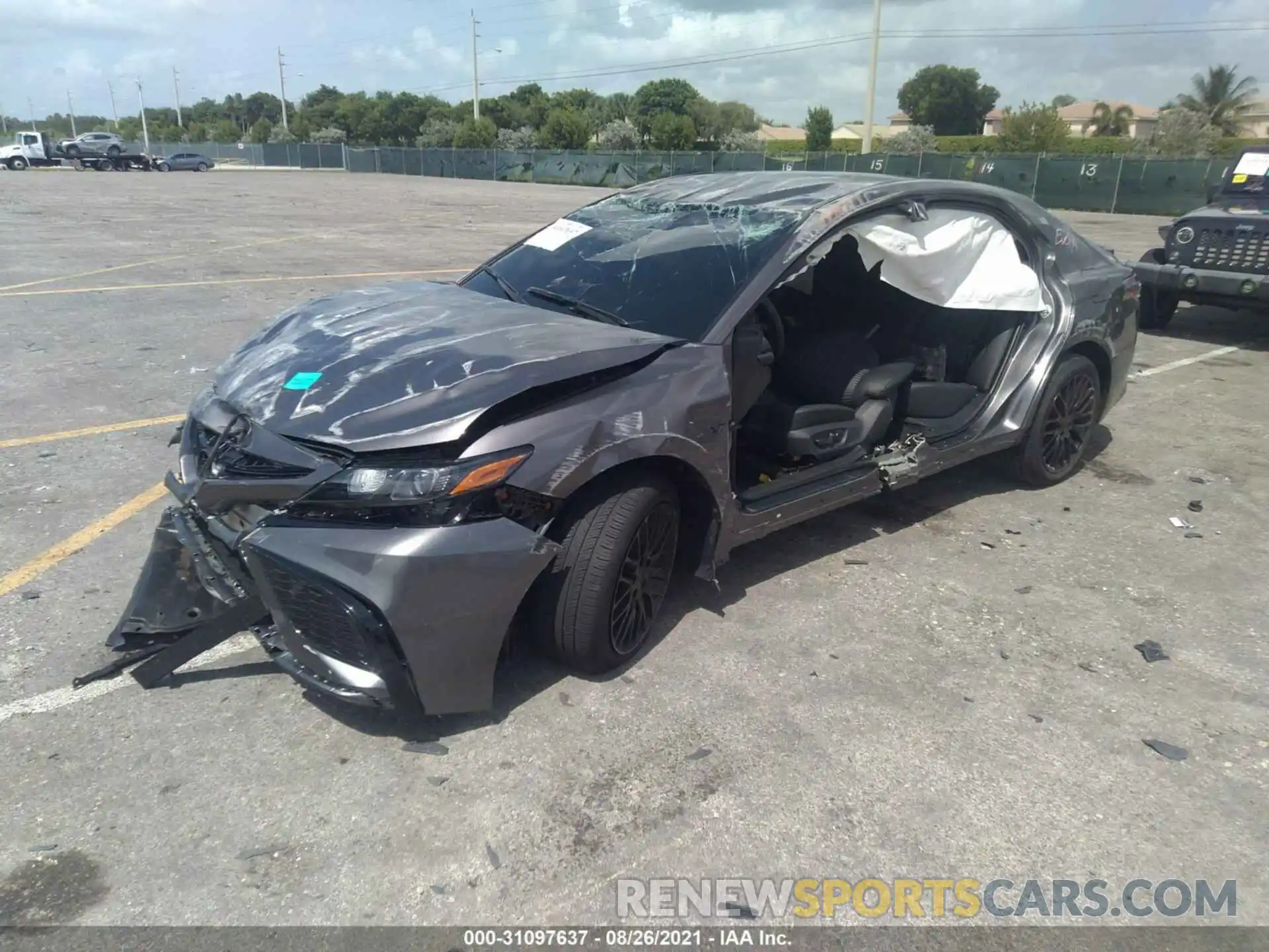 2 Photograph of a damaged car 4T1G11AK7MU581041 TOYOTA CAMRY 2021