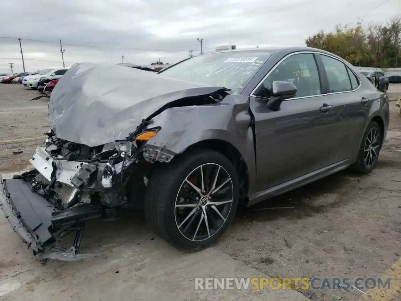 2 Photograph of a damaged car 4T1G11AK7MU586899 TOYOTA CAMRY 2021