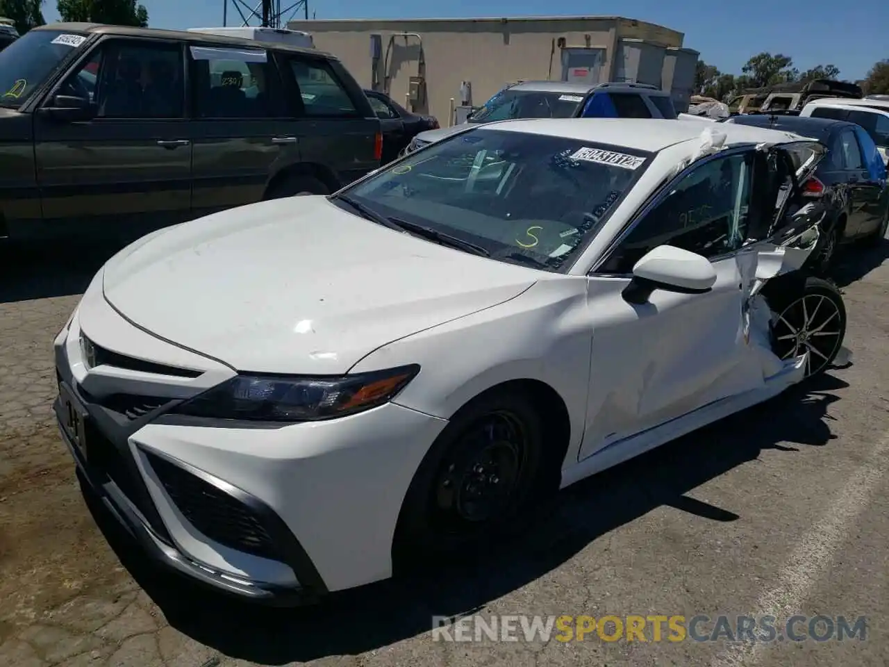 2 Photograph of a damaged car 4T1G11AK7MU592802 TOYOTA CAMRY 2021