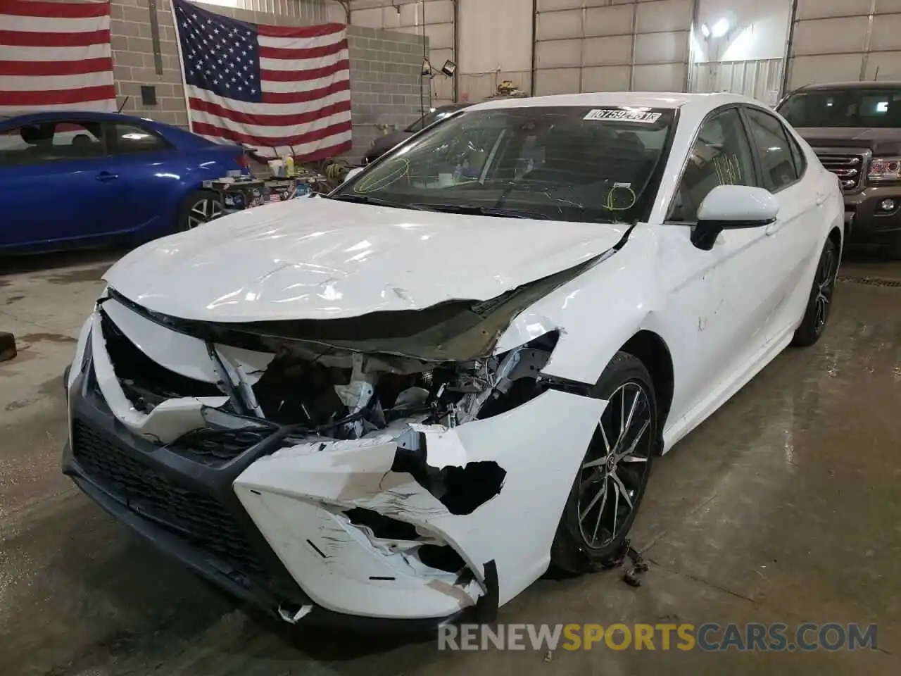 2 Photograph of a damaged car 4T1G11AK7MU594551 TOYOTA CAMRY 2021