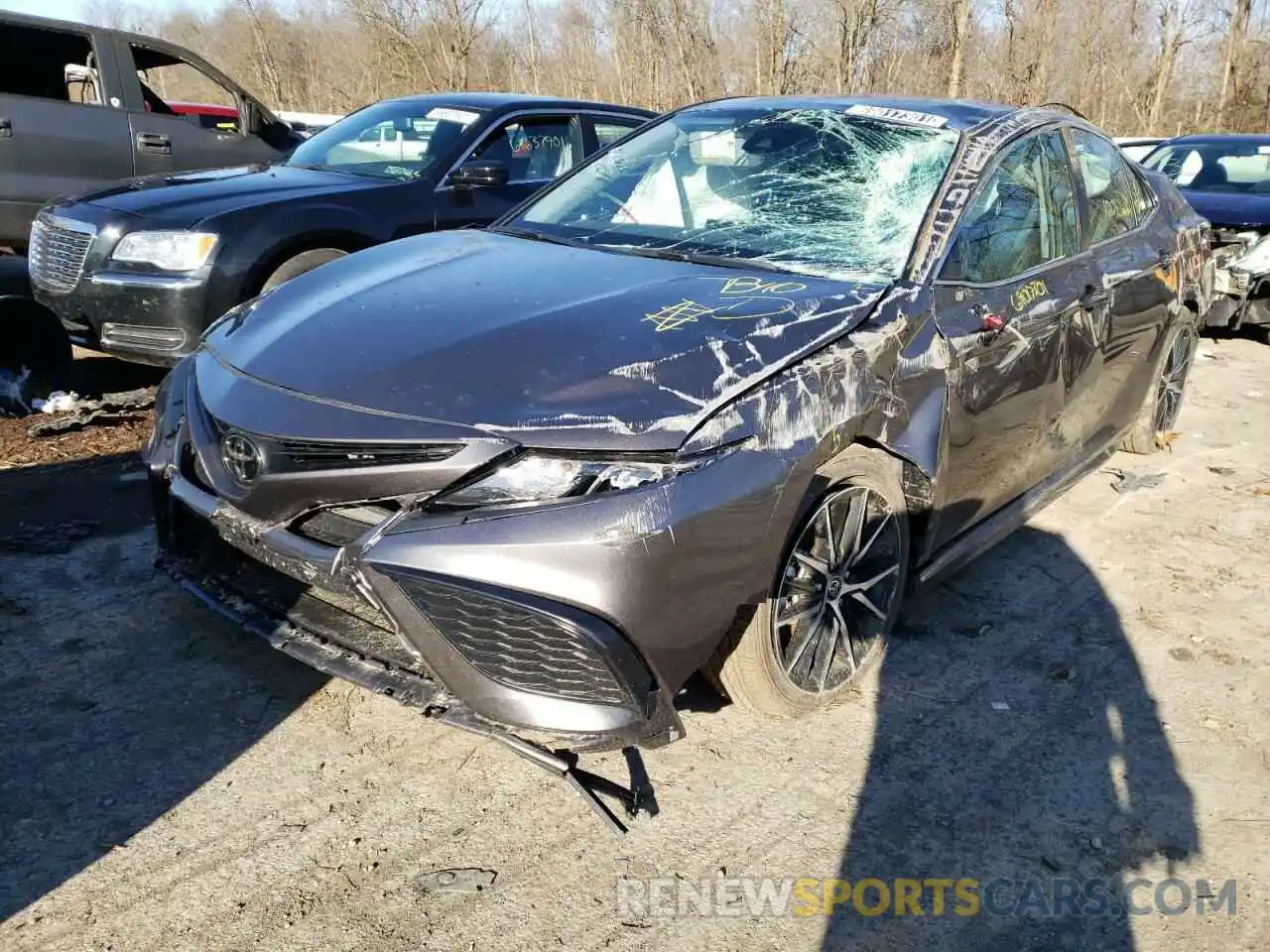 2 Photograph of a damaged car 4T1G11AK7MU599085 TOYOTA CAMRY 2021