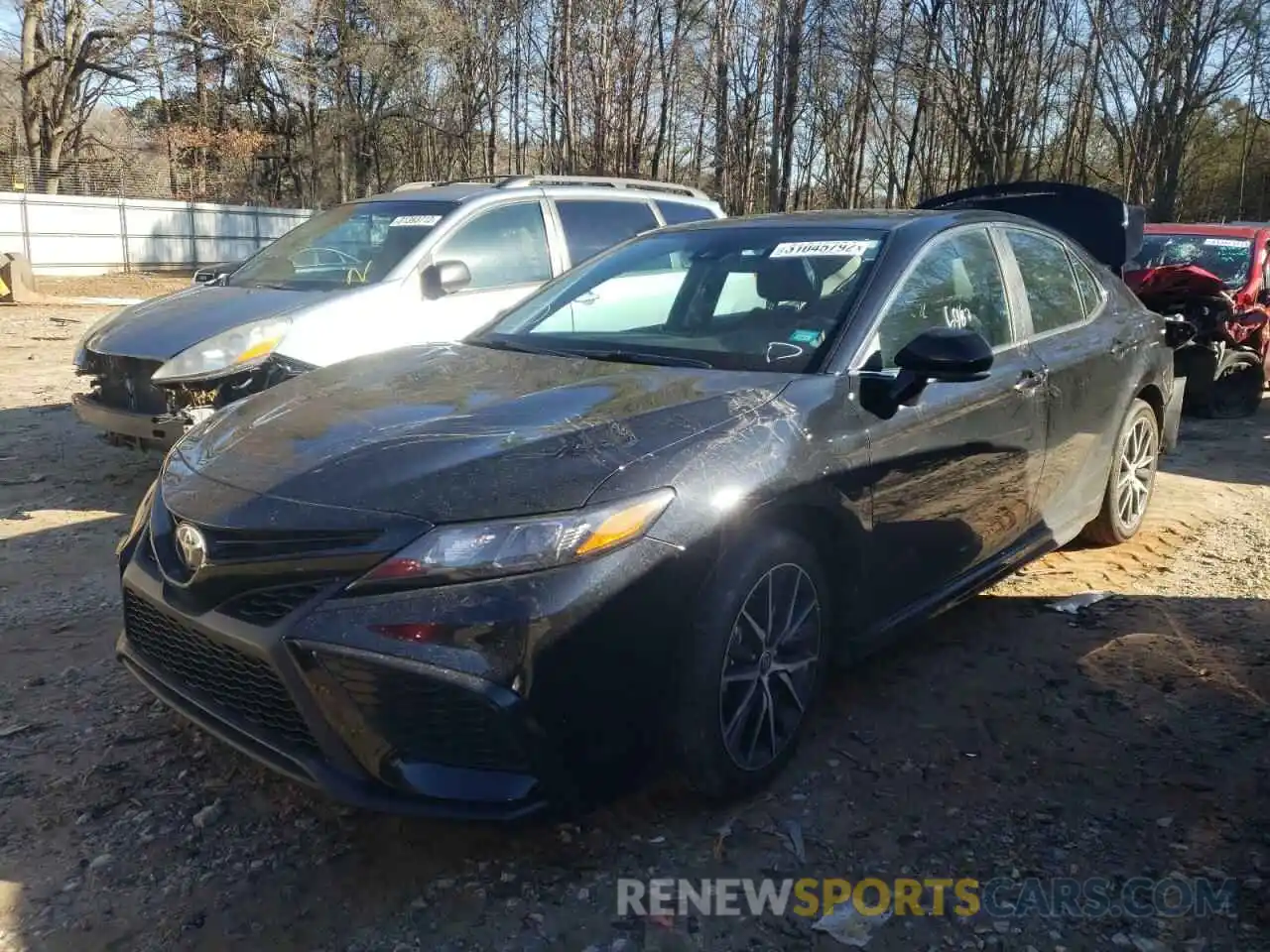 2 Photograph of a damaged car 4T1G11AK7MU606049 TOYOTA CAMRY 2021