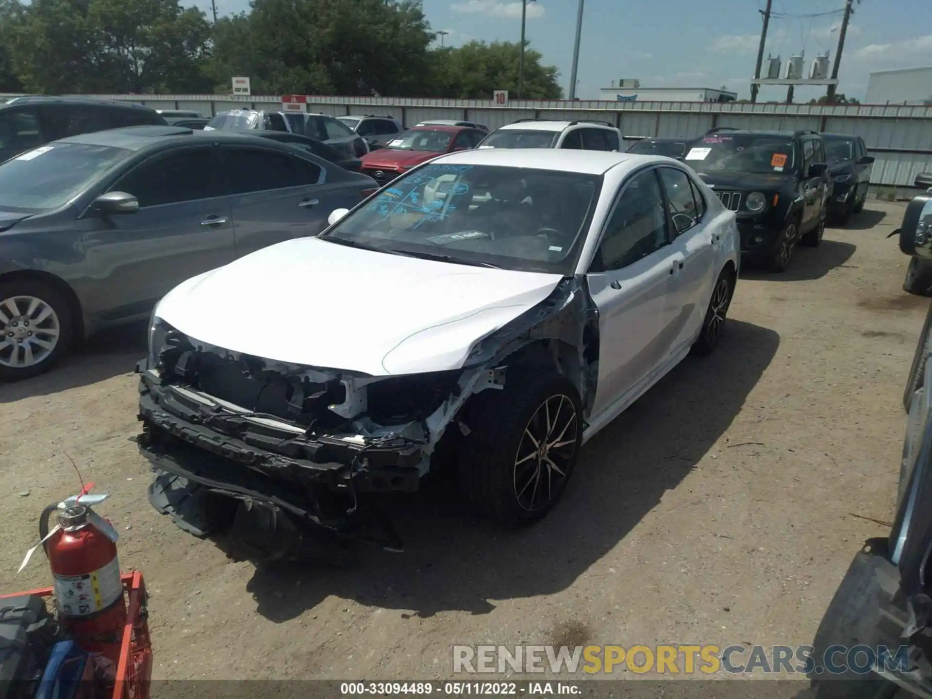 2 Photograph of a damaged car 4T1G11AK7MU607993 TOYOTA CAMRY 2021