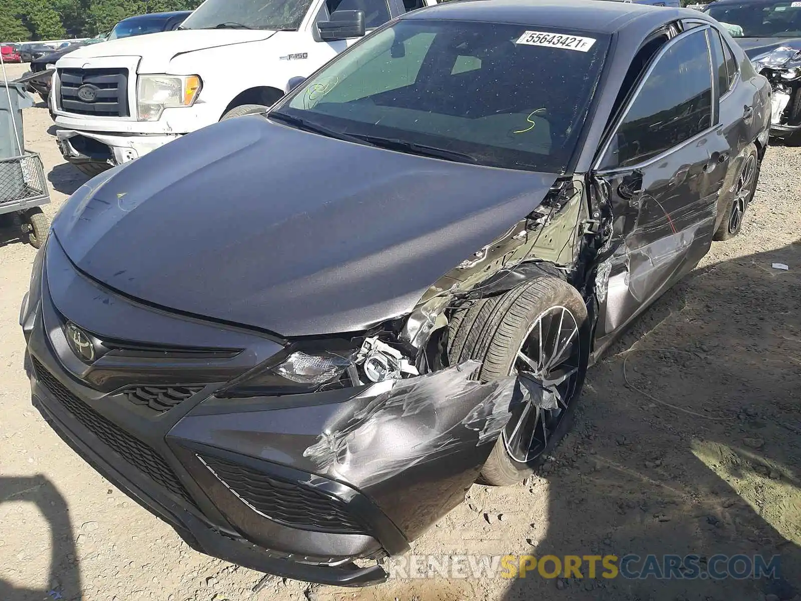 2 Photograph of a damaged car 4T1G11AK7MU610389 TOYOTA CAMRY 2021