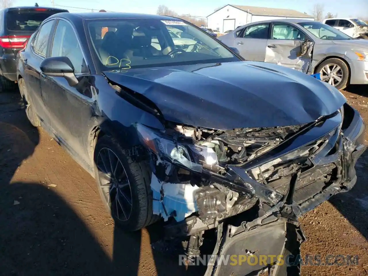 1 Photograph of a damaged car 4T1G11AK8MU403087 TOYOTA CAMRY 2021