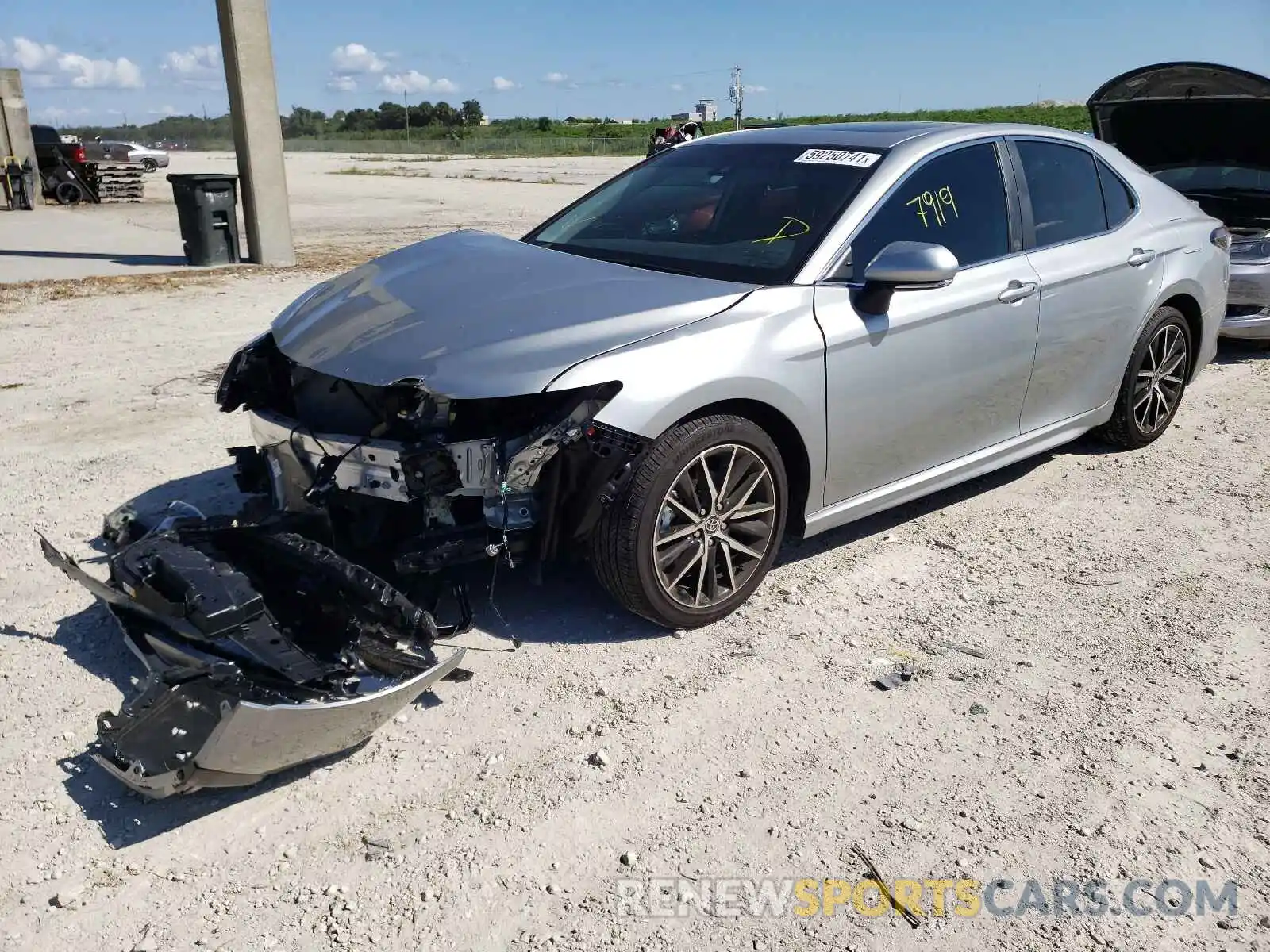 2 Photograph of a damaged car 4T1G11AK8MU403817 TOYOTA CAMRY 2021