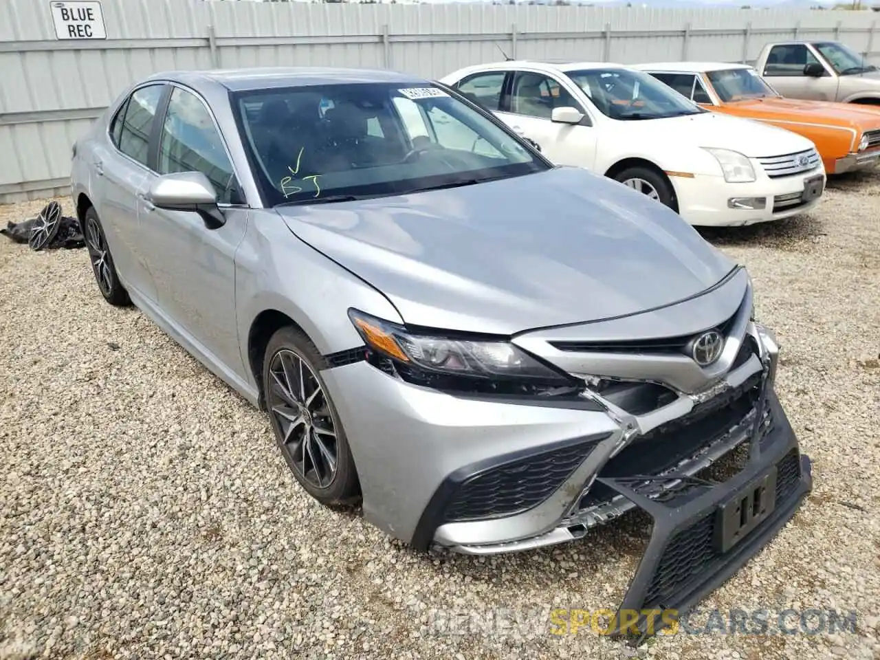 1 Photograph of a damaged car 4T1G11AK8MU406944 TOYOTA CAMRY 2021