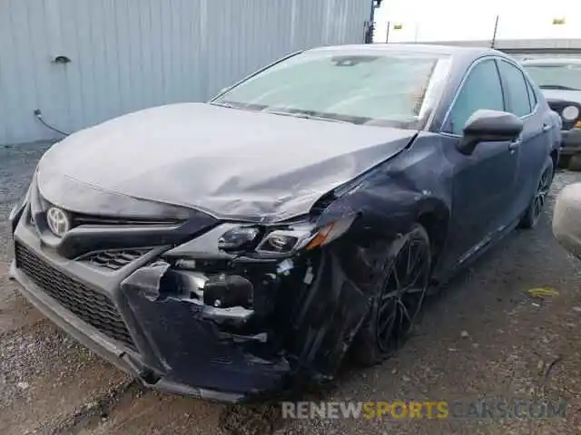 2 Photograph of a damaged car 4T1G11AK8MU411349 TOYOTA CAMRY 2021