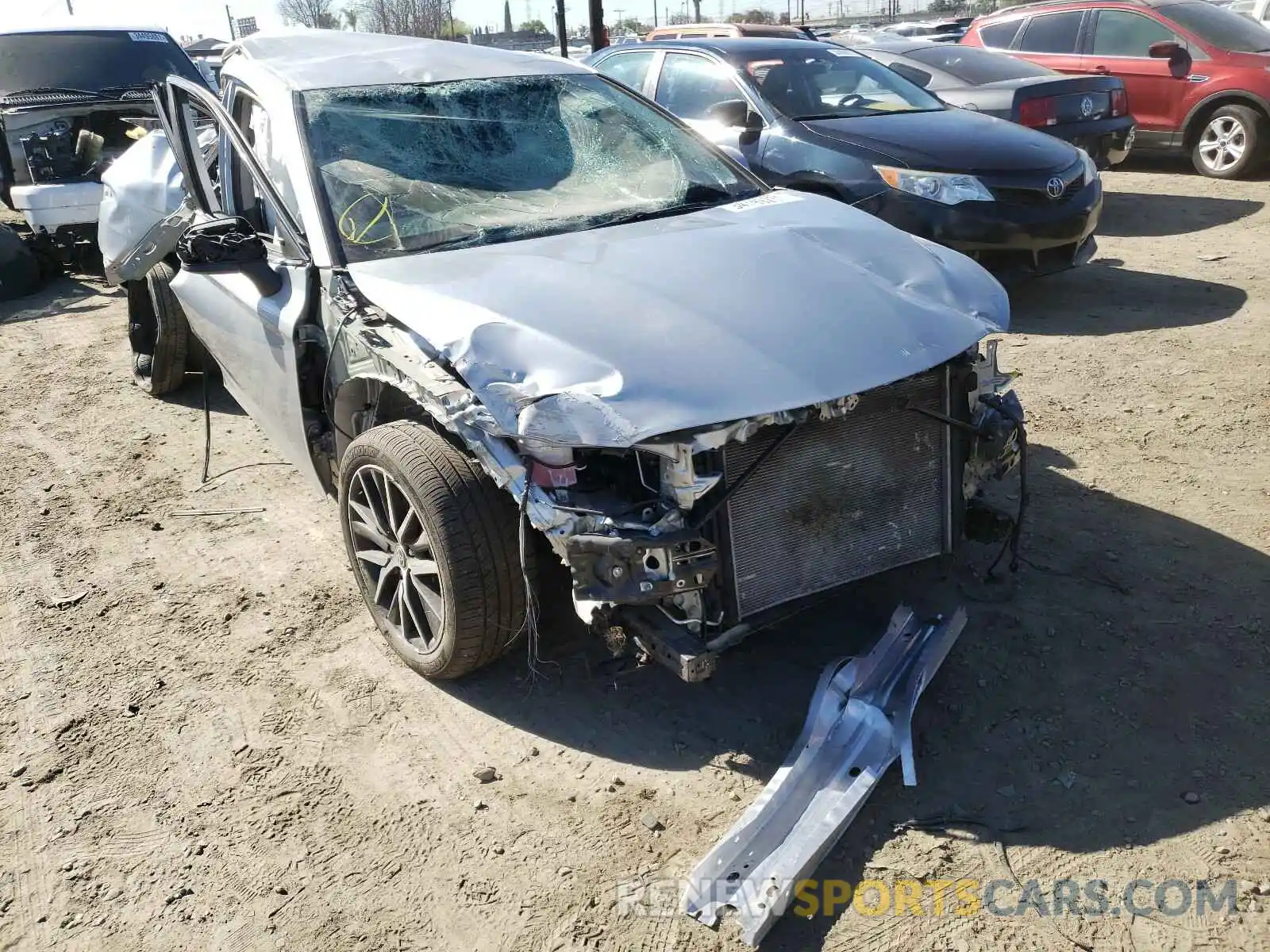 1 Photograph of a damaged car 4T1G11AK8MU413960 TOYOTA CAMRY 2021