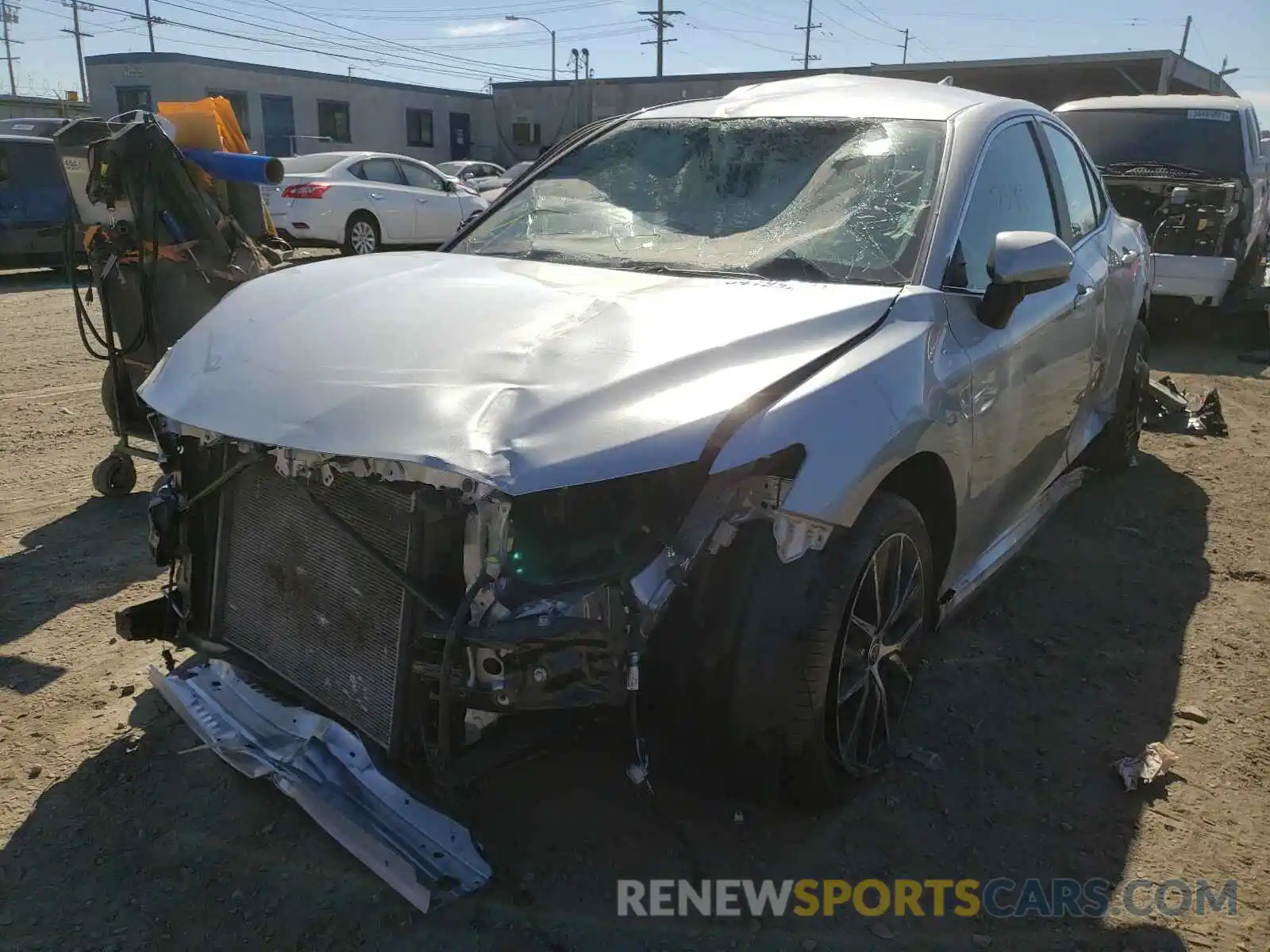 2 Photograph of a damaged car 4T1G11AK8MU413960 TOYOTA CAMRY 2021