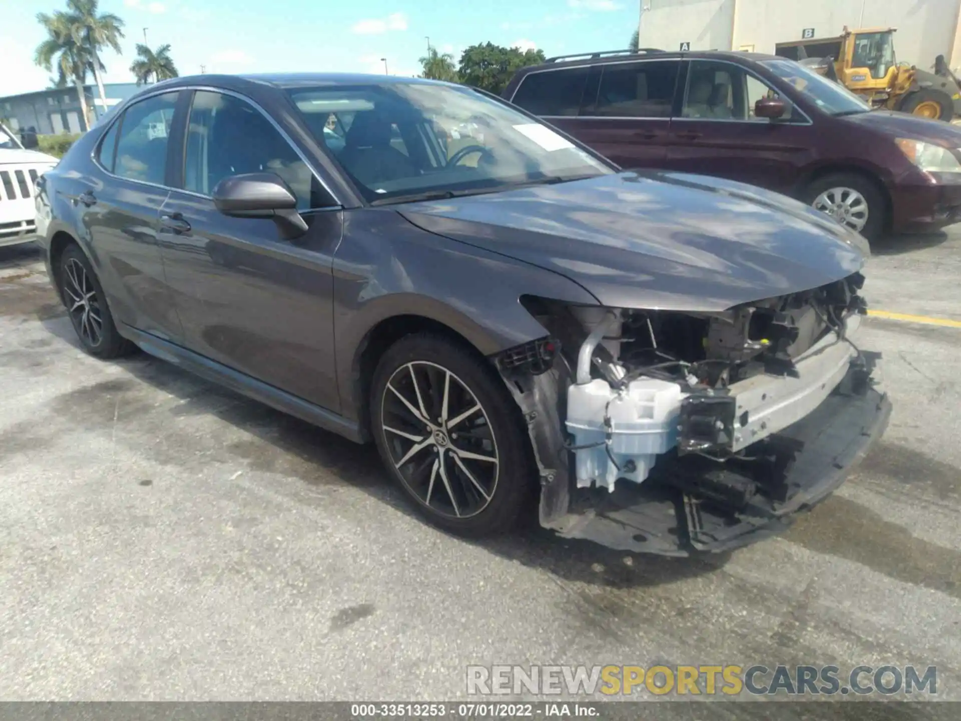 1 Photograph of a damaged car 4T1G11AK8MU415837 TOYOTA CAMRY 2021