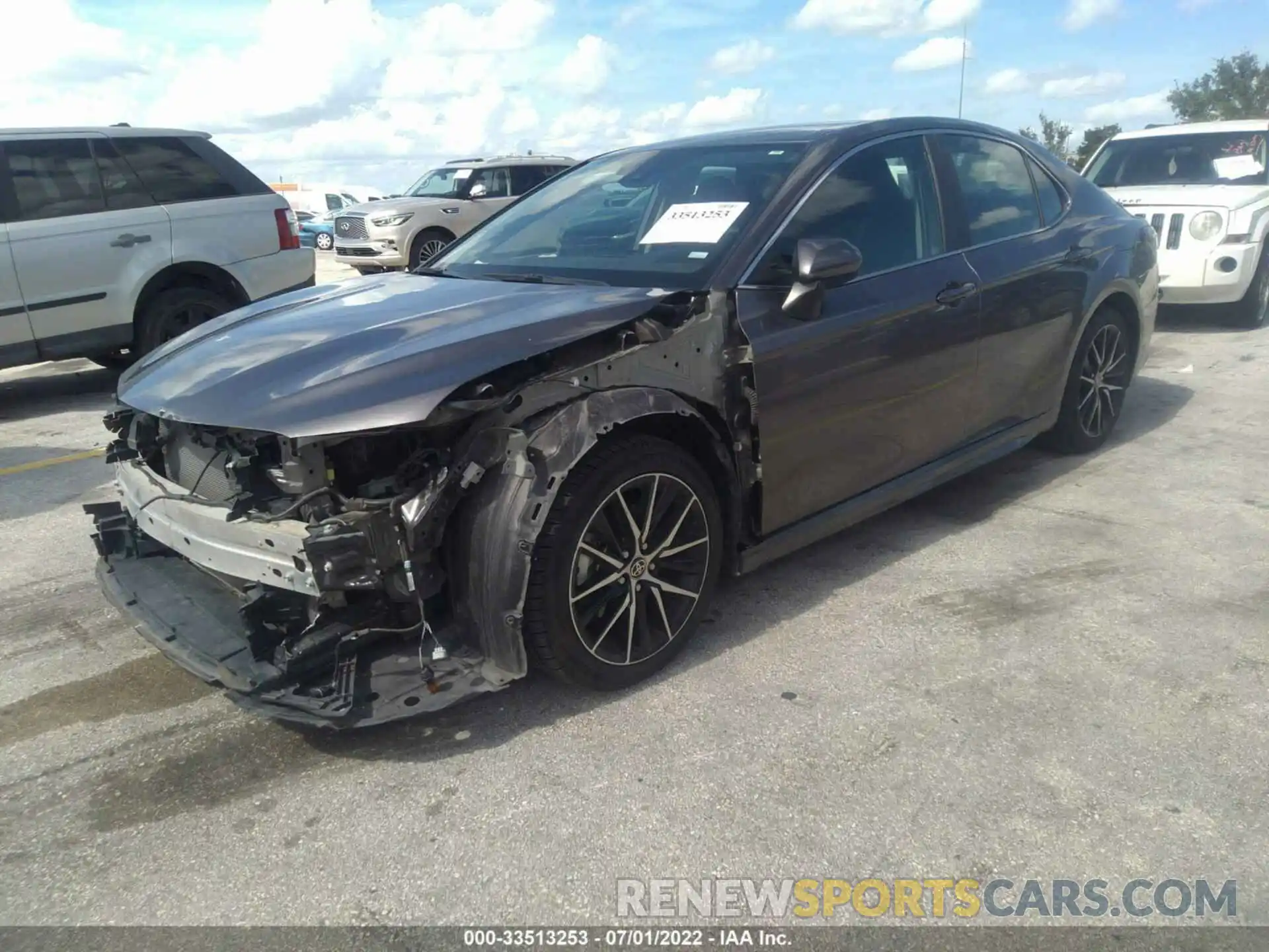 2 Photograph of a damaged car 4T1G11AK8MU415837 TOYOTA CAMRY 2021