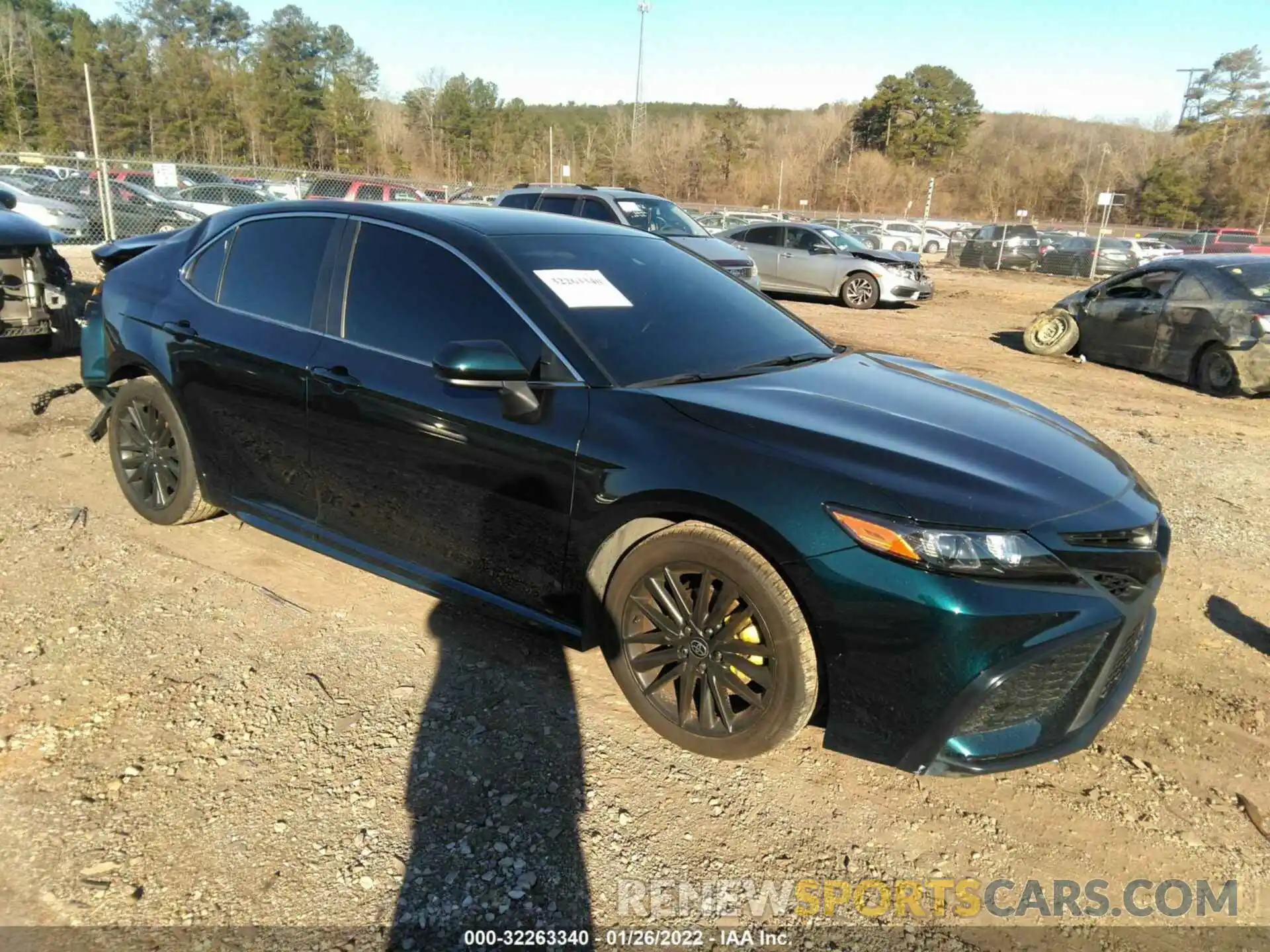 1 Photograph of a damaged car 4T1G11AK8MU416809 TOYOTA CAMRY 2021