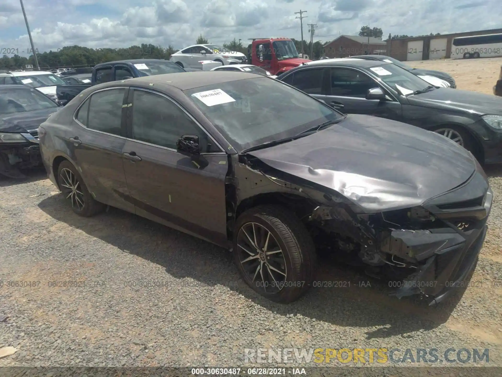 1 Photograph of a damaged car 4T1G11AK8MU418723 TOYOTA CAMRY 2021