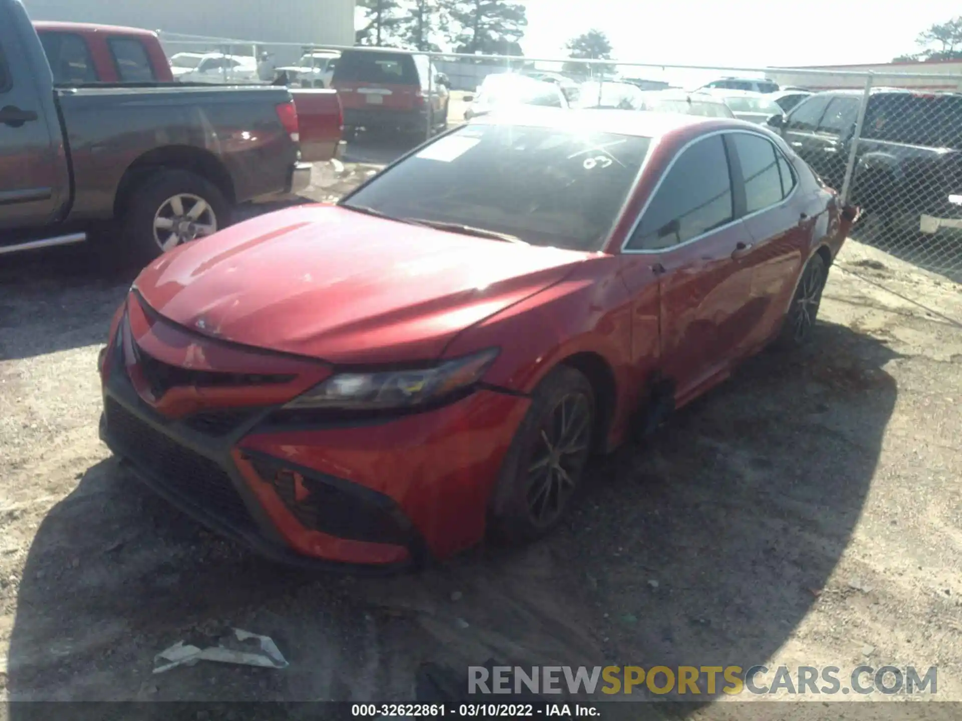 2 Photograph of a damaged car 4T1G11AK8MU419676 TOYOTA CAMRY 2021