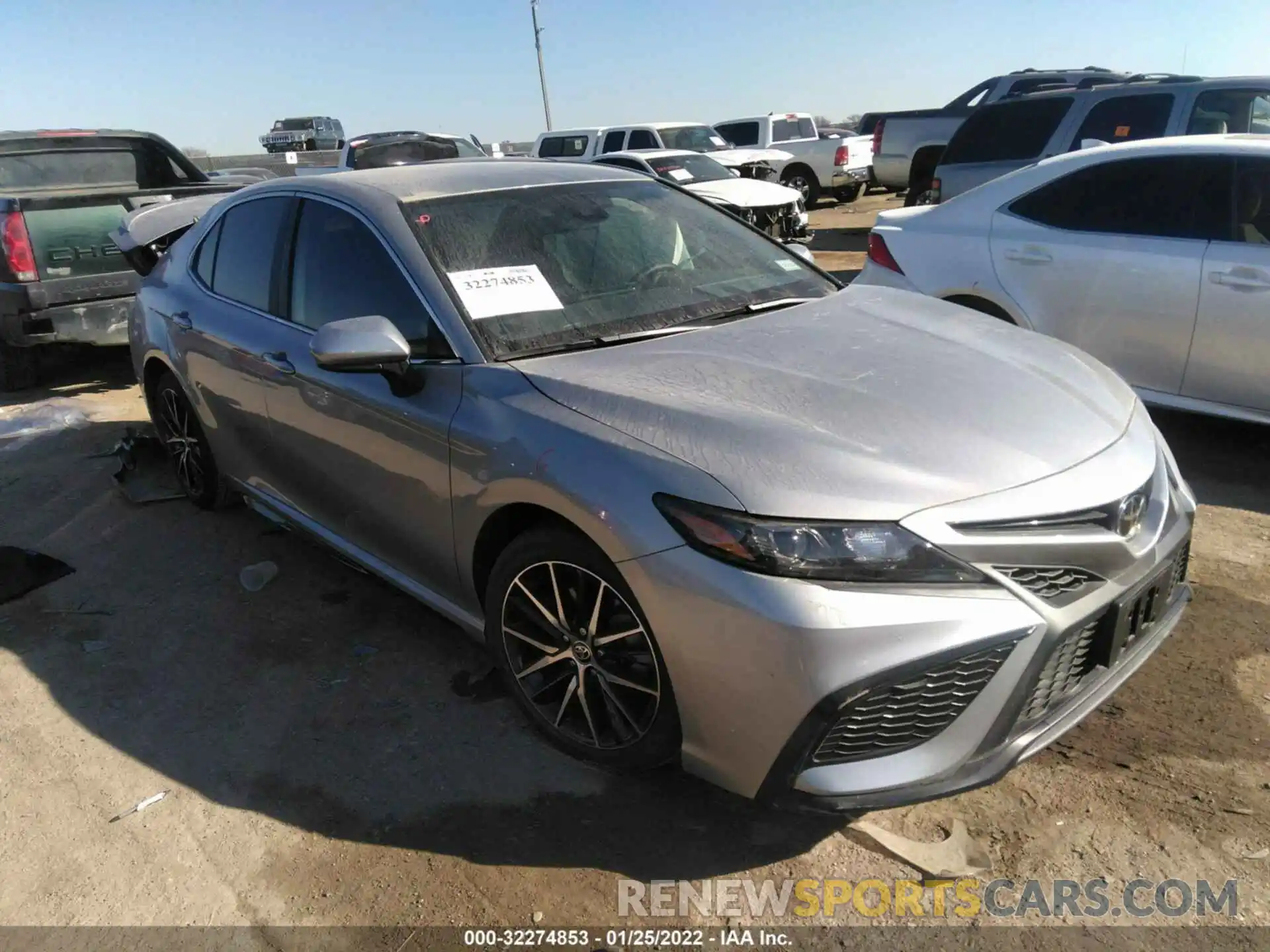 1 Photograph of a damaged car 4T1G11AK8MU421475 TOYOTA CAMRY 2021