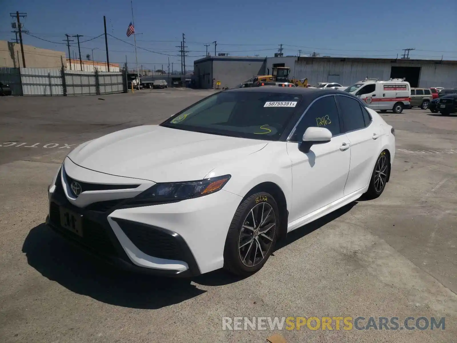 2 Photograph of a damaged car 4T1G11AK8MU422898 TOYOTA CAMRY 2021