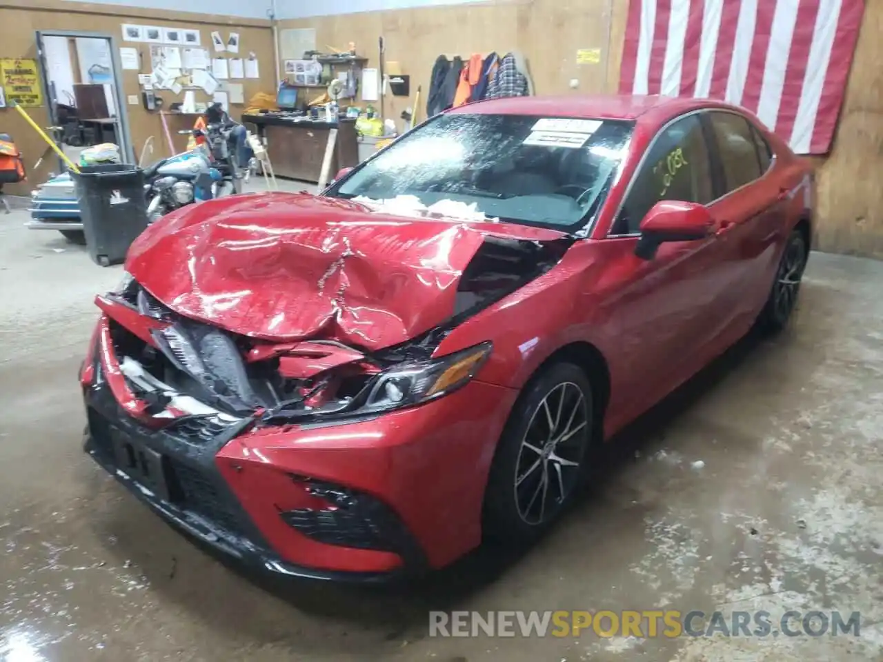 2 Photograph of a damaged car 4T1G11AK8MU427695 TOYOTA CAMRY 2021