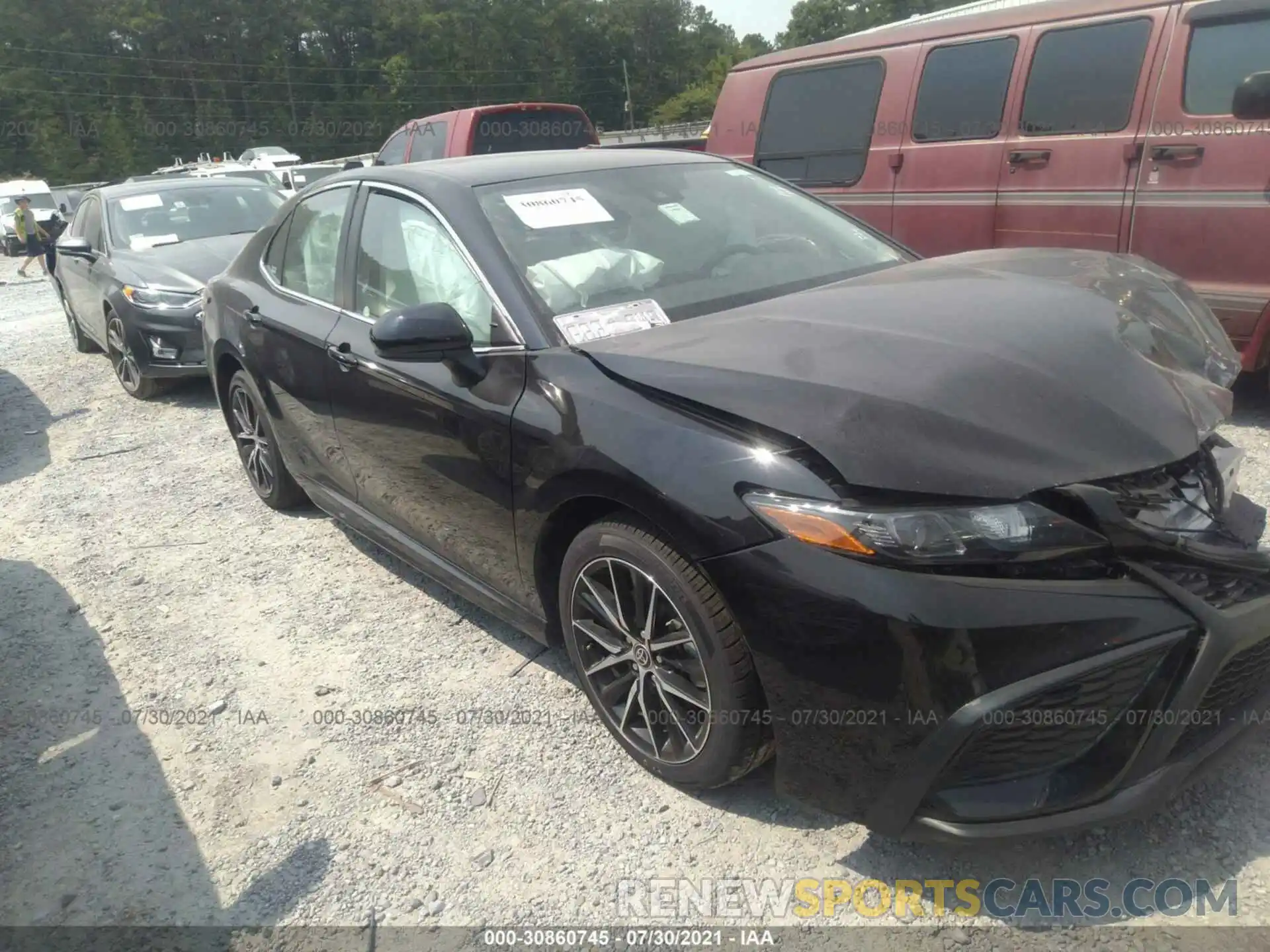 1 Photograph of a damaged car 4T1G11AK8MU431164 TOYOTA CAMRY 2021