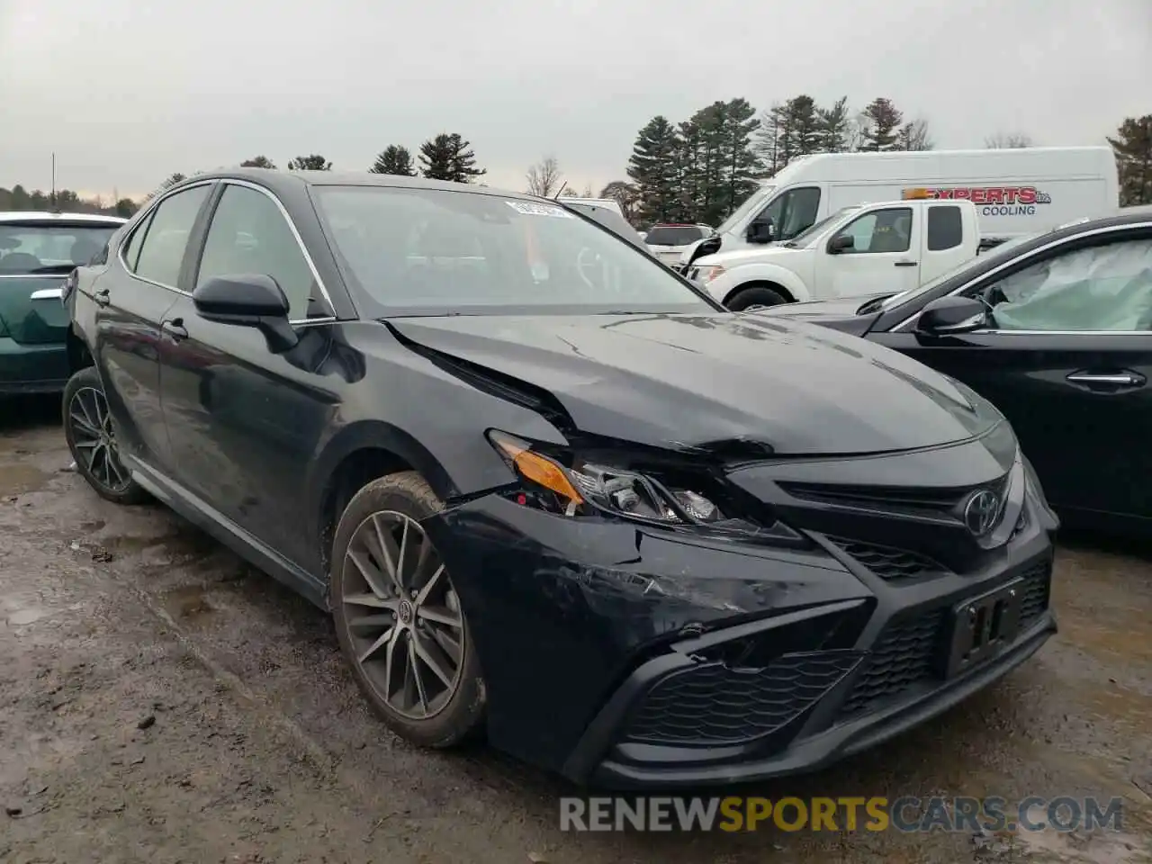 1 Photograph of a damaged car 4T1G11AK8MU431794 TOYOTA CAMRY 2021