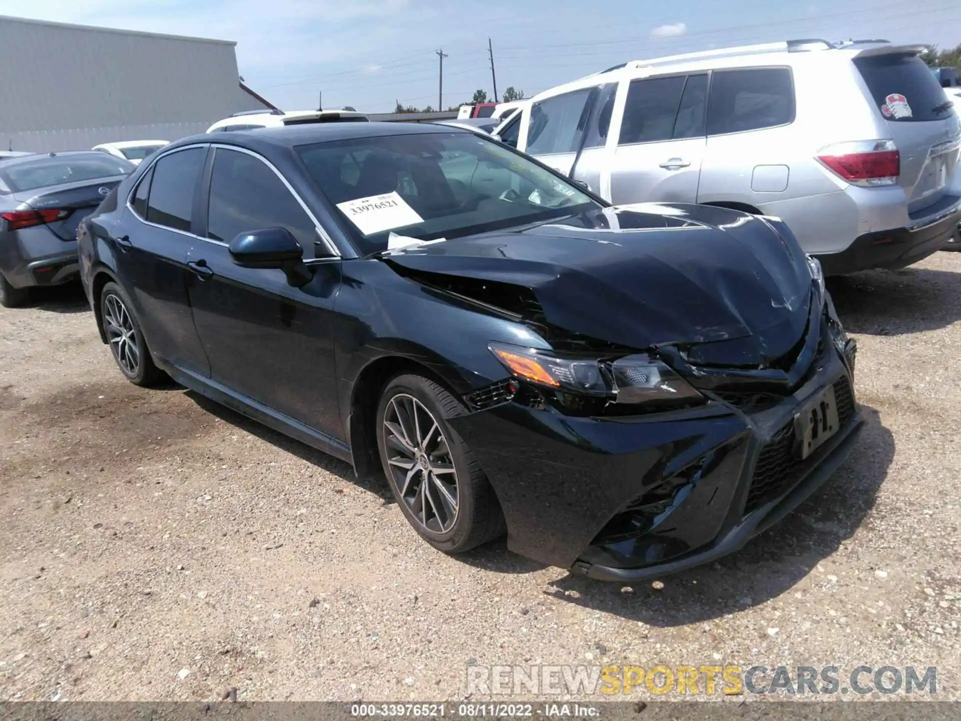 1 Photograph of a damaged car 4T1G11AK8MU434209 TOYOTA CAMRY 2021