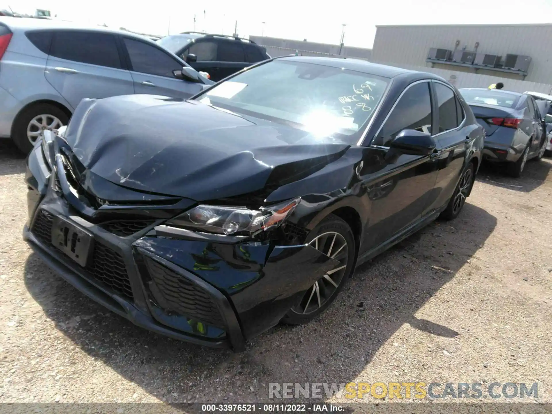 2 Photograph of a damaged car 4T1G11AK8MU434209 TOYOTA CAMRY 2021