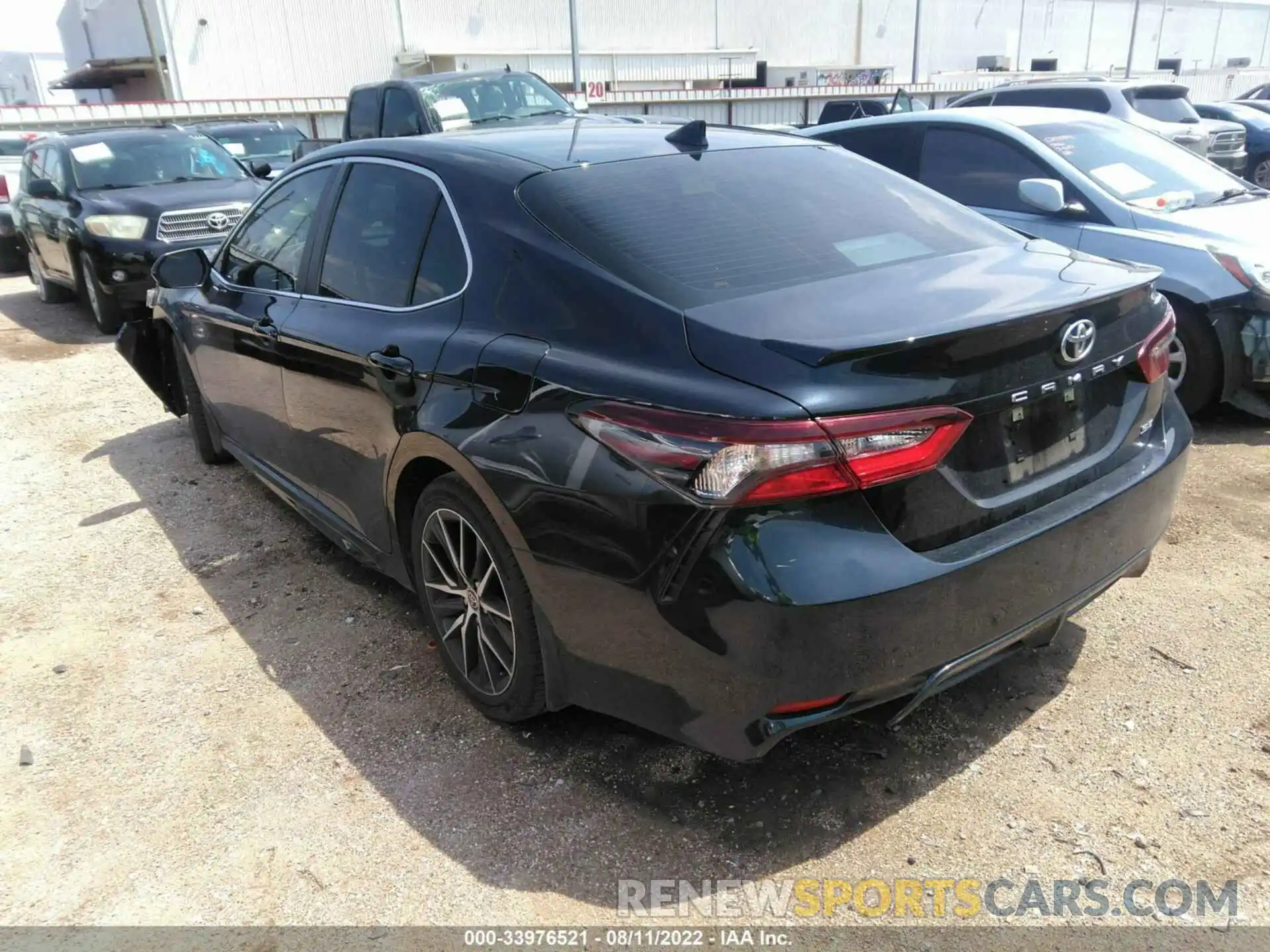 3 Photograph of a damaged car 4T1G11AK8MU434209 TOYOTA CAMRY 2021