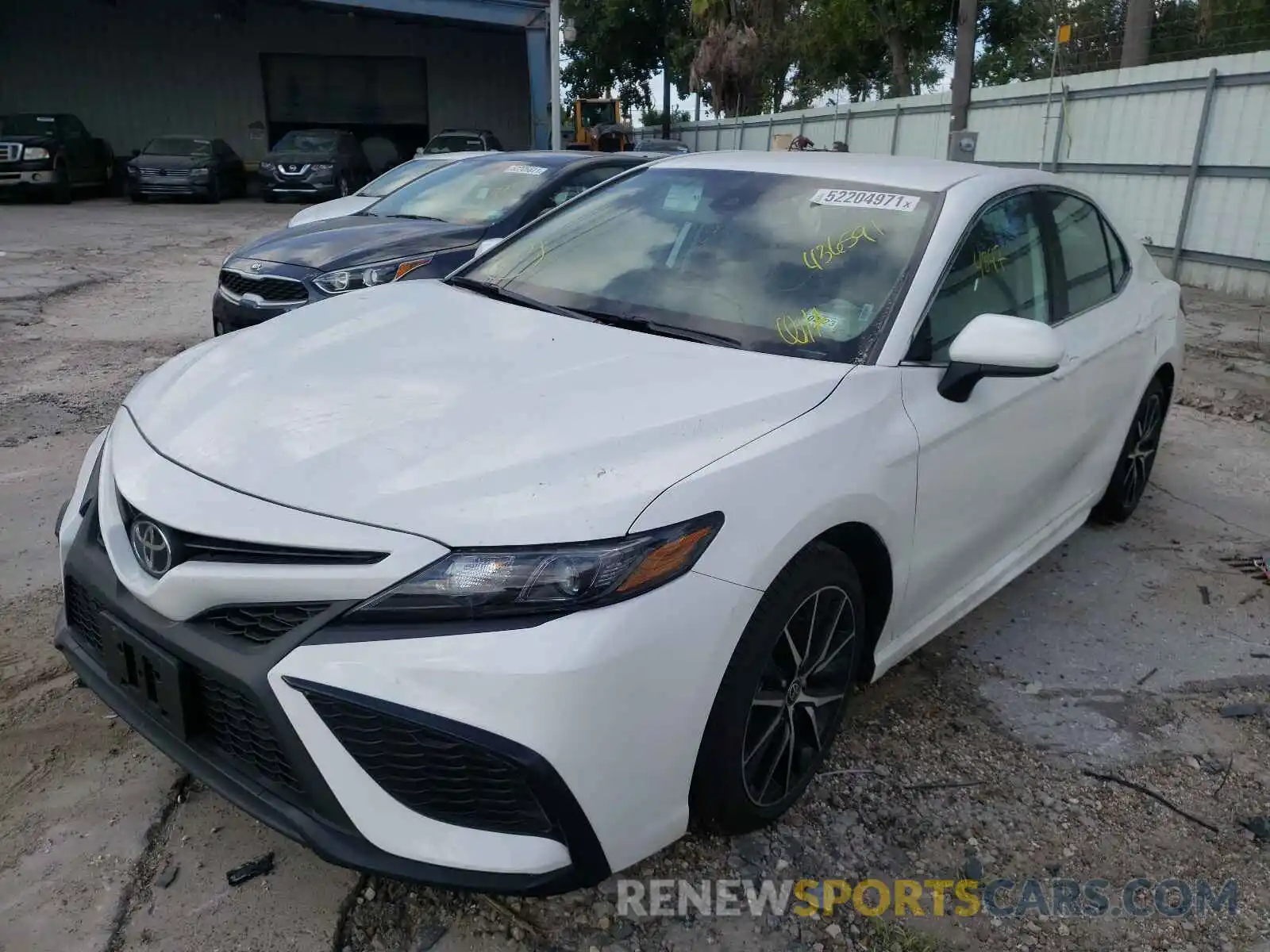 2 Photograph of a damaged car 4T1G11AK8MU436591 TOYOTA CAMRY 2021