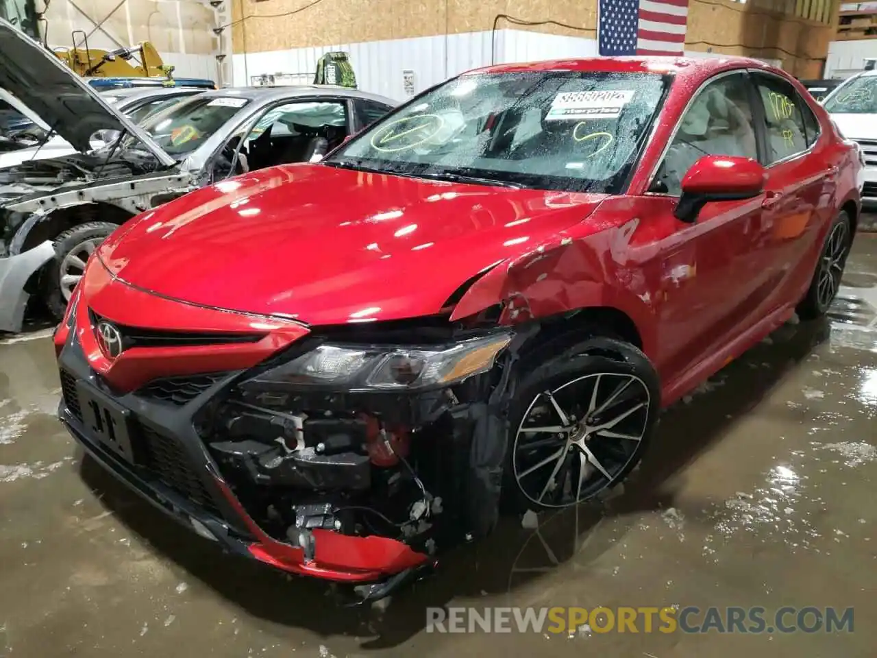 2 Photograph of a damaged car 4T1G11AK8MU437076 TOYOTA CAMRY 2021