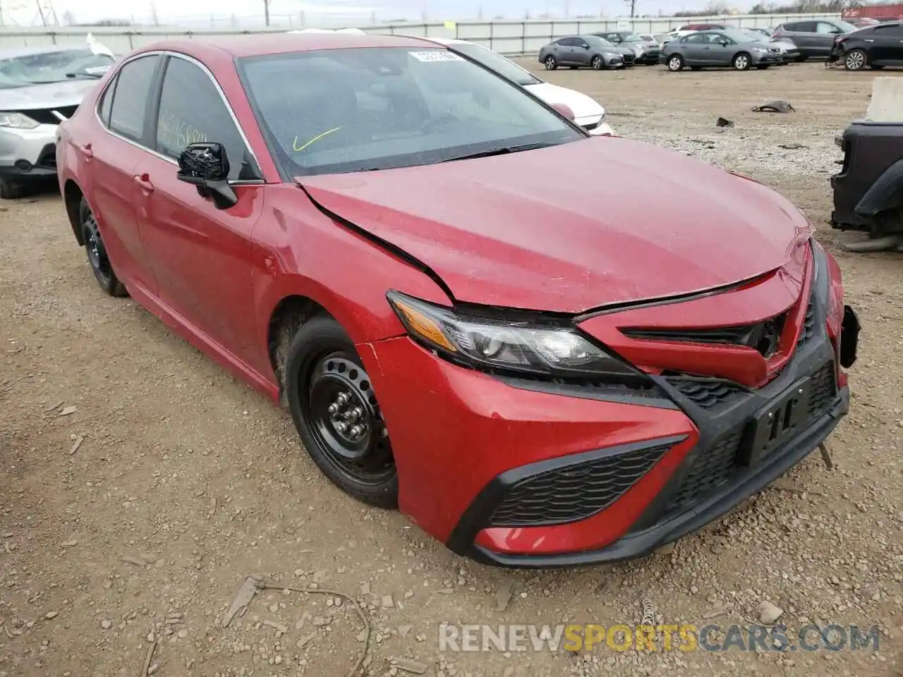 1 Photograph of a damaged car 4T1G11AK8MU438566 TOYOTA CAMRY 2021