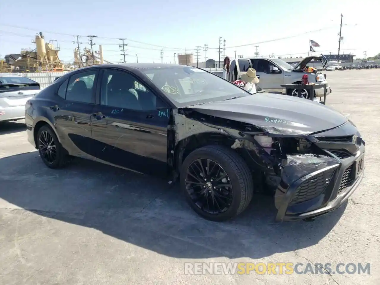 1 Photograph of a damaged car 4T1G11AK8MU447851 TOYOTA CAMRY 2021