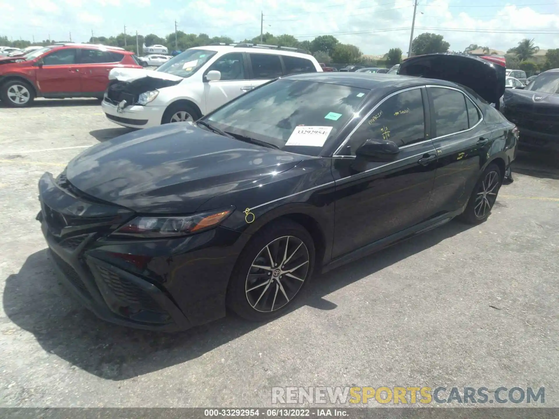 2 Photograph of a damaged car 4T1G11AK8MU450880 TOYOTA CAMRY 2021